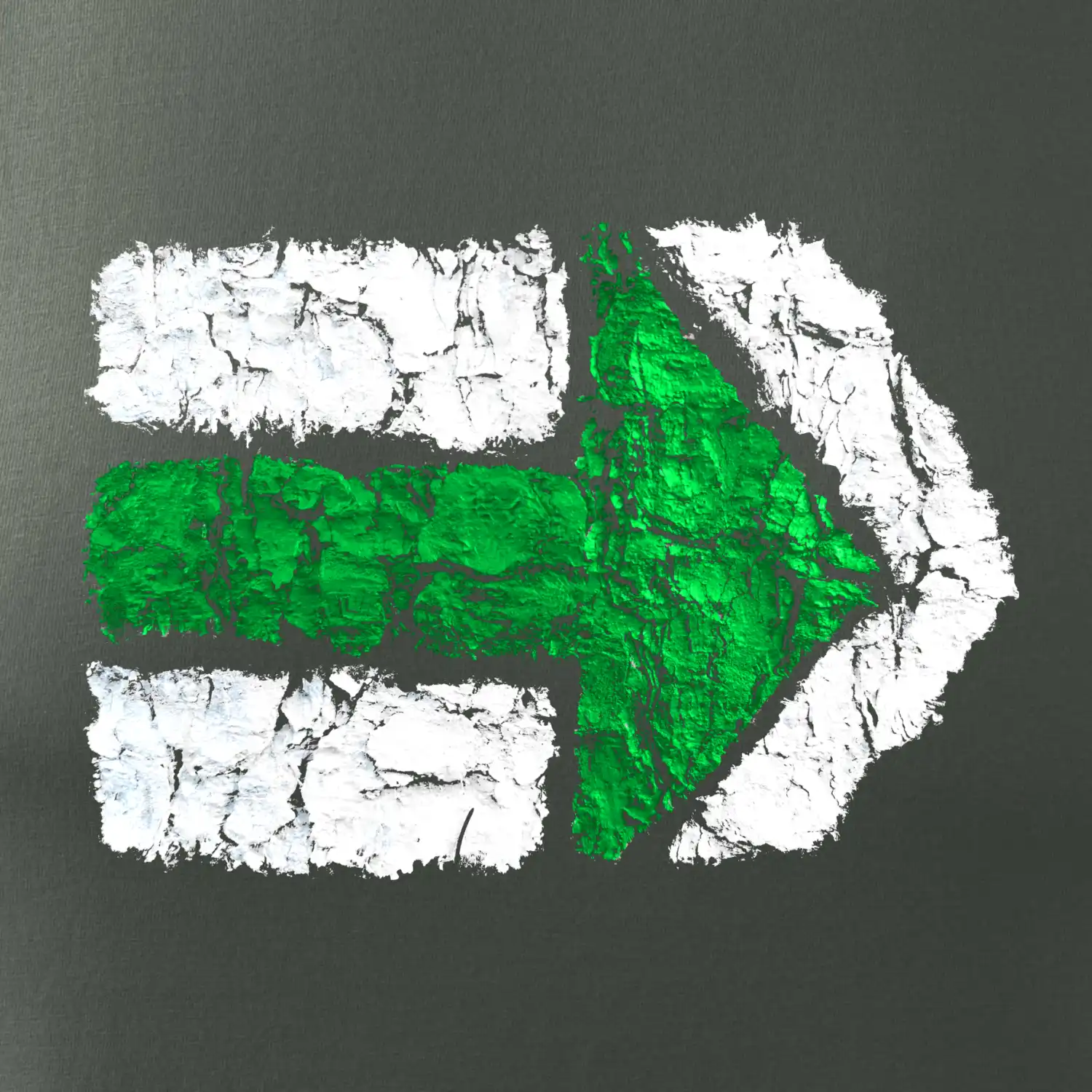 Párová turistická značka zelená