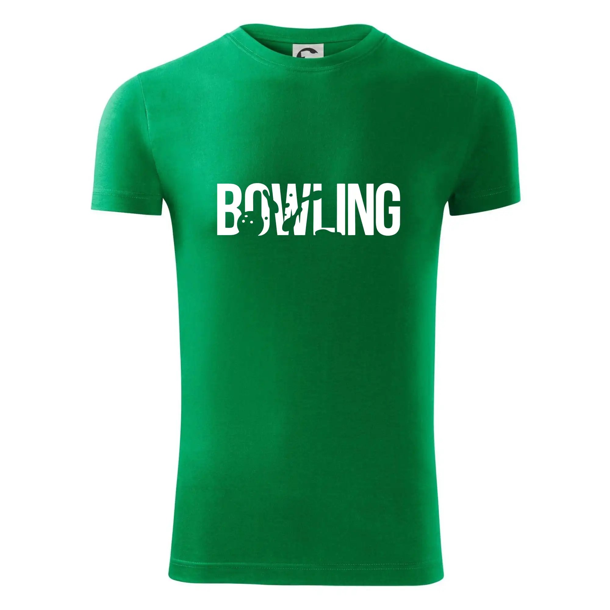 Bowling nápis kuželky