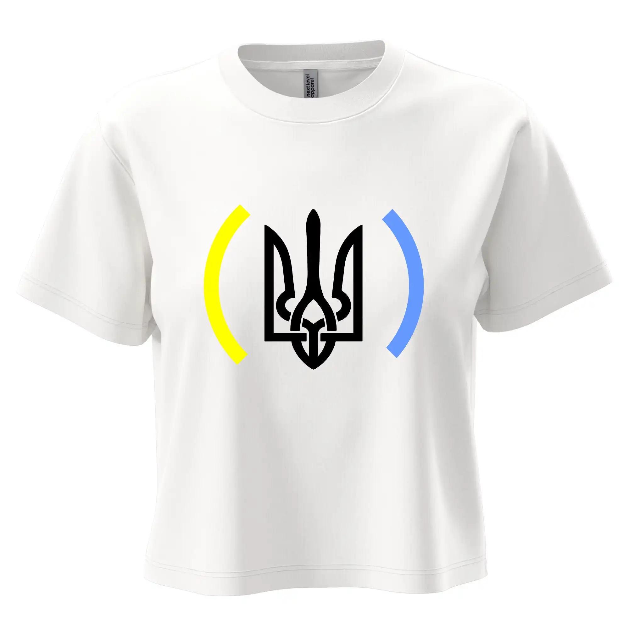 Ukrajina trojzubec s barvami