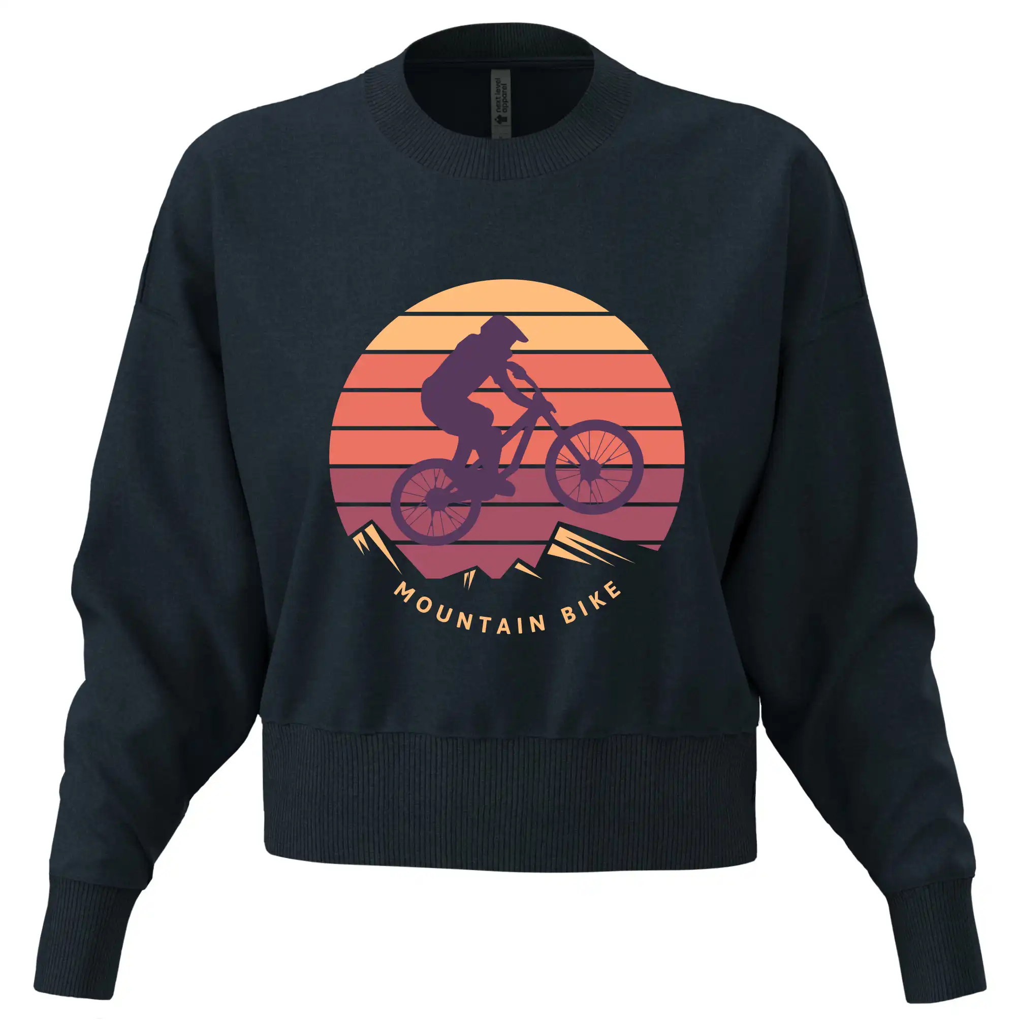 MTB barevné kolo západ slunce