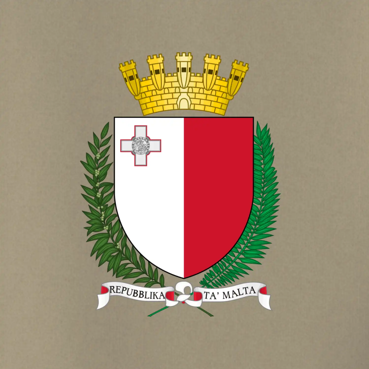 Malta - statní znak