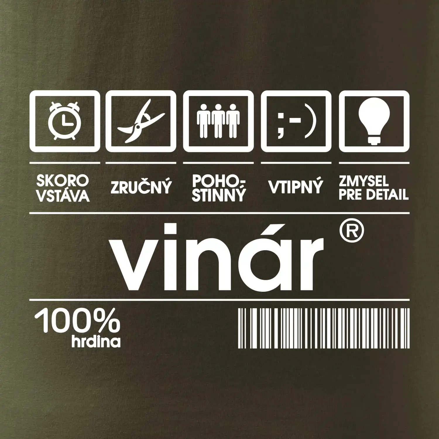 Čiarový kód - vinár