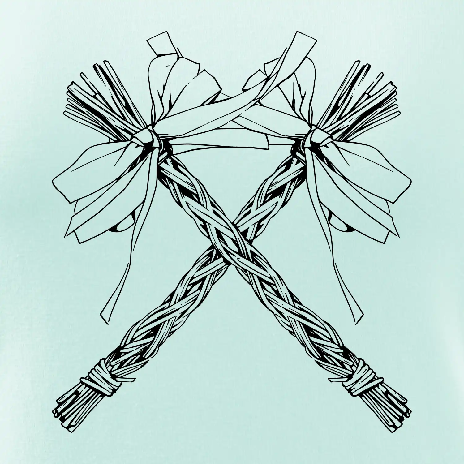 Pomlázky zkřížené