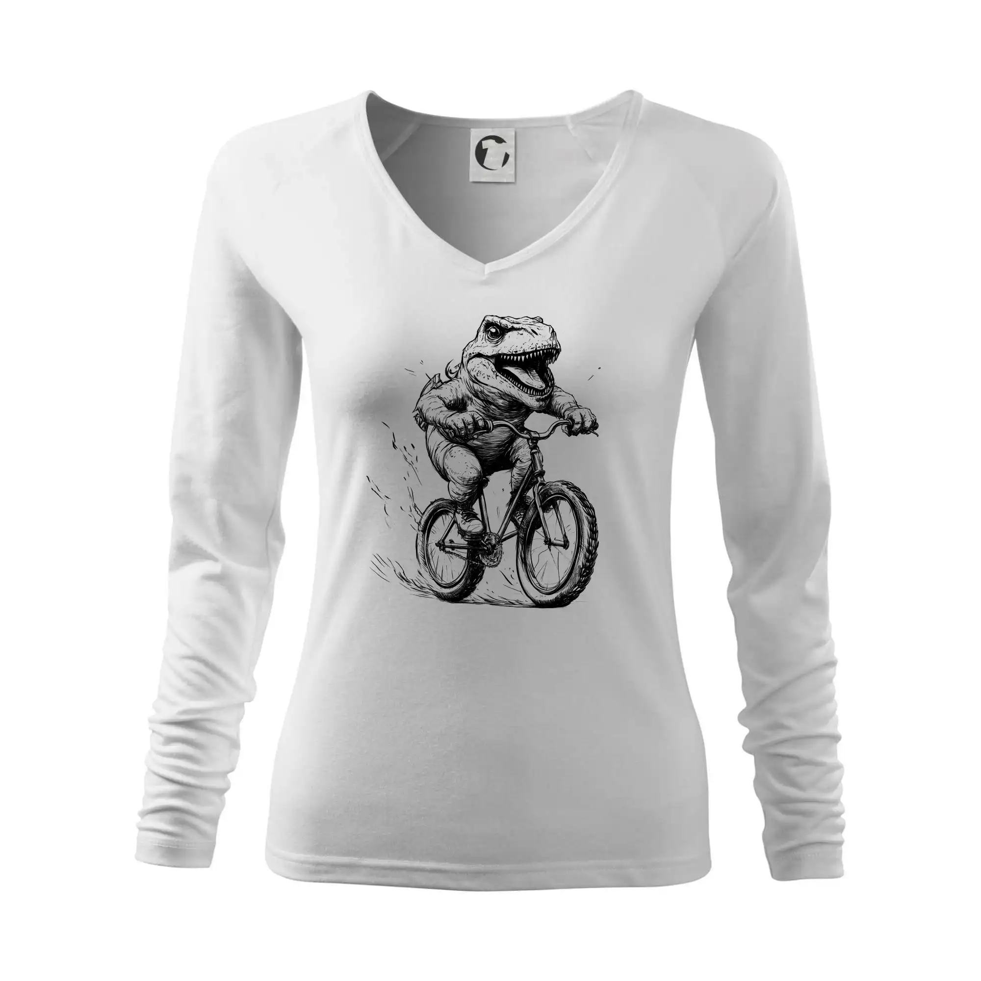 Naštvaný Dinosaurus na kole