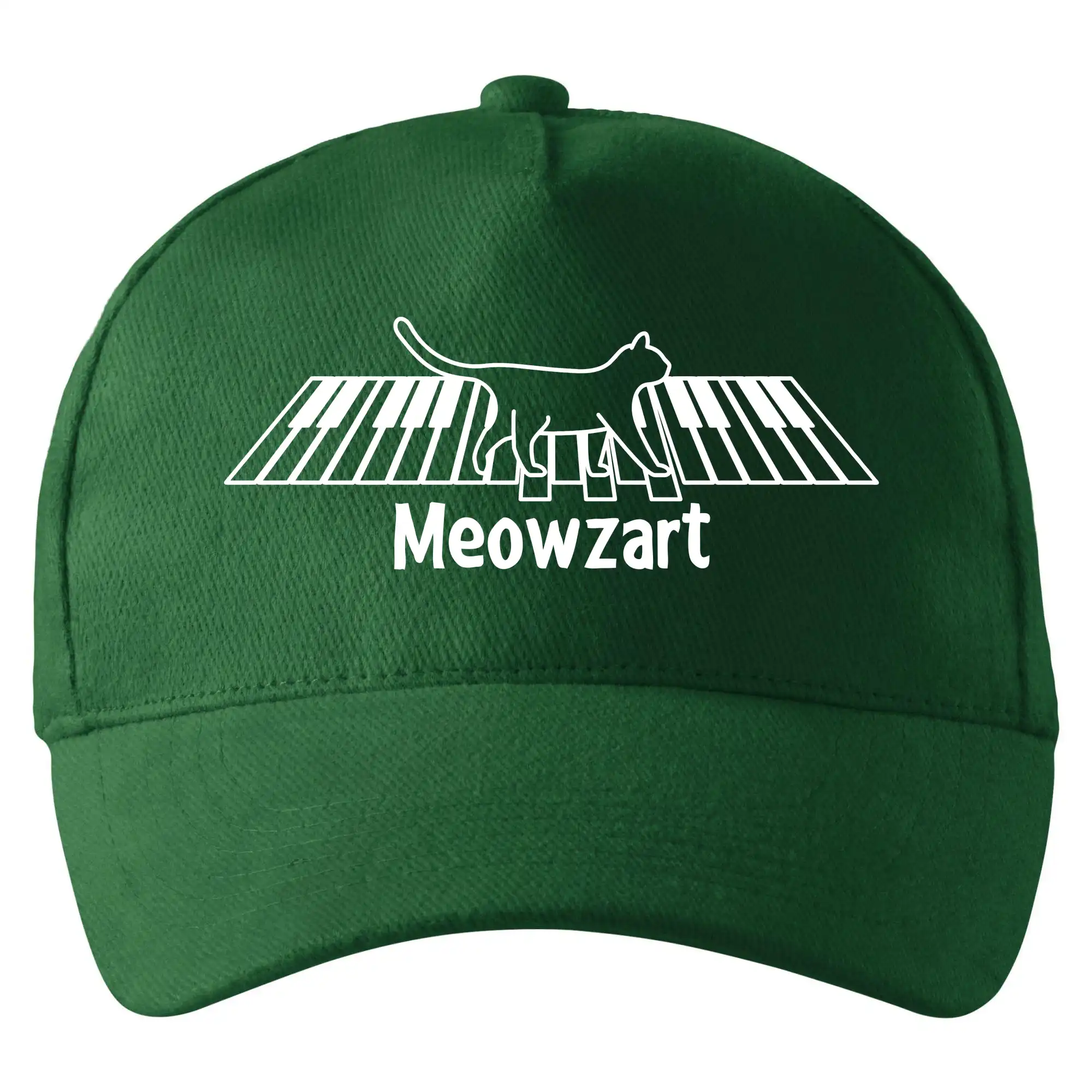 Meowzart - Šiltovka so zahnutým šiltom a mosaznou sponou