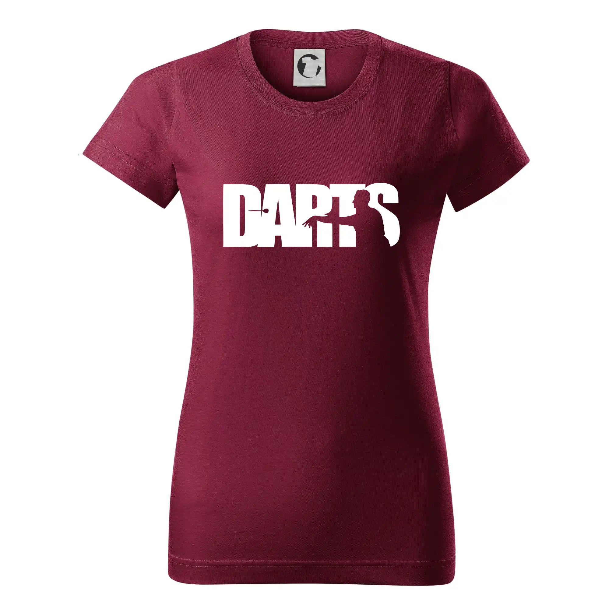 Darts - nápis se šipkařem