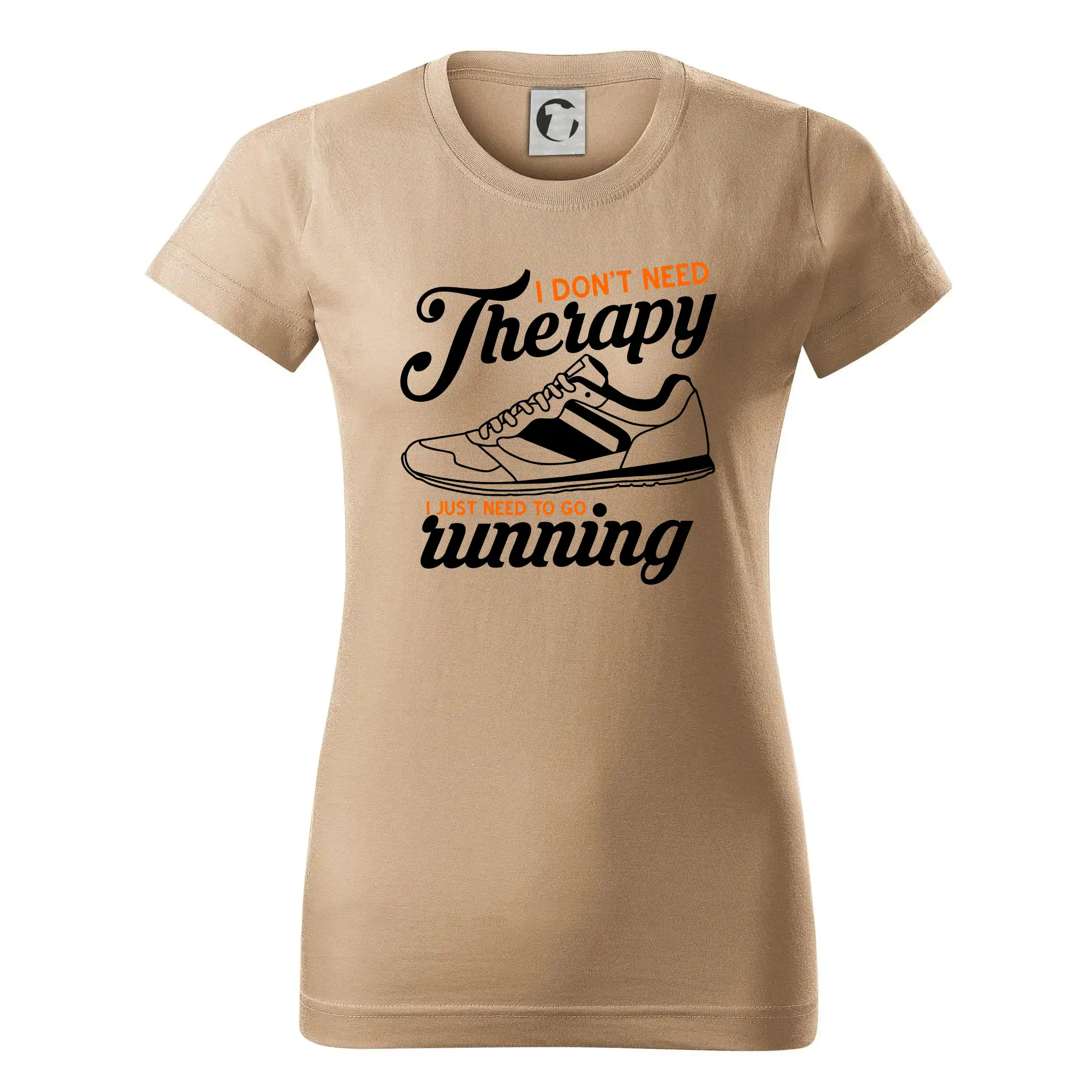 Tričká pre bežcov - I don't need therapy running - Dámske tričko basic - ľahko voľnejšie a dlhšie