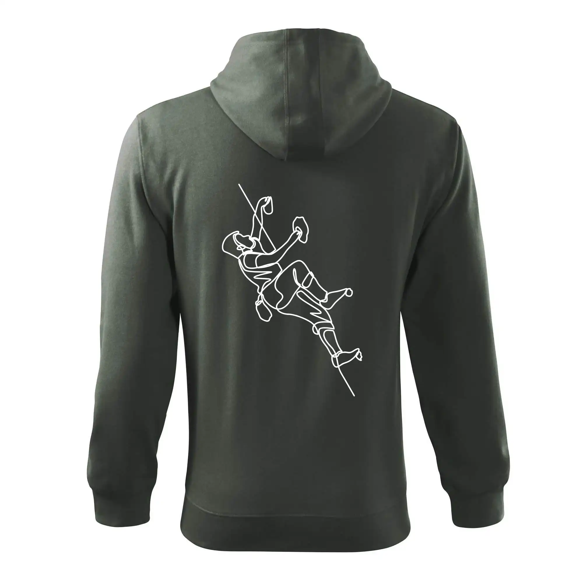 Lezecká stěna jedním tahem