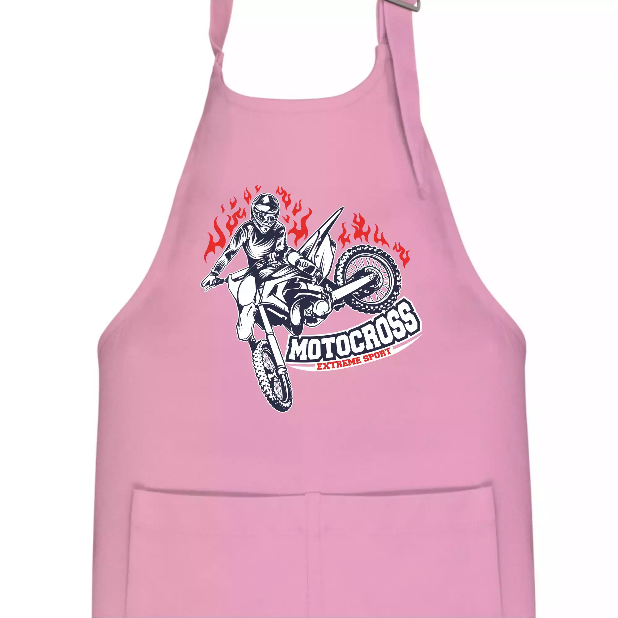 Motocross extreme sport fire