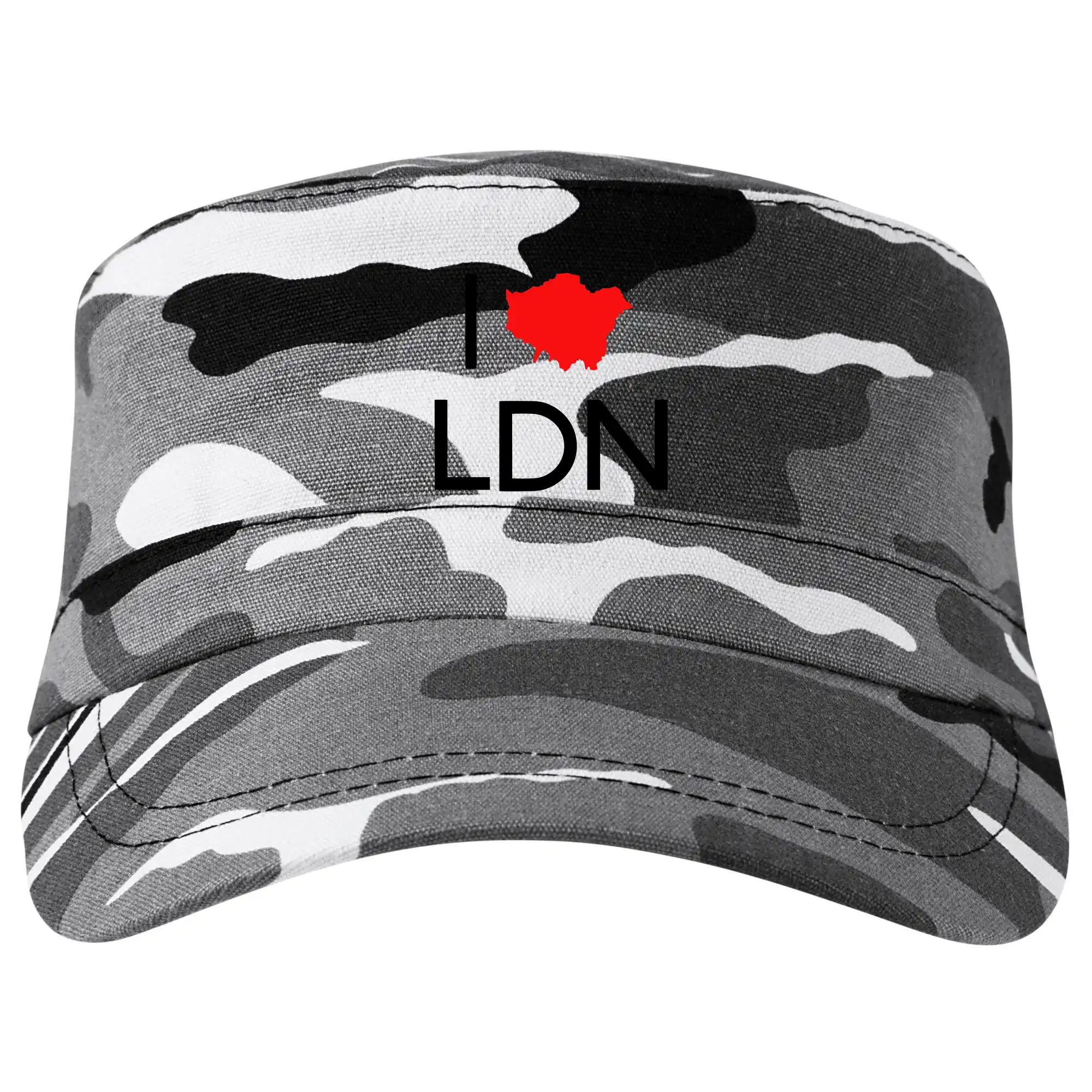 Tričká Anglicko - I Love LDN - Šiltovka CAMO