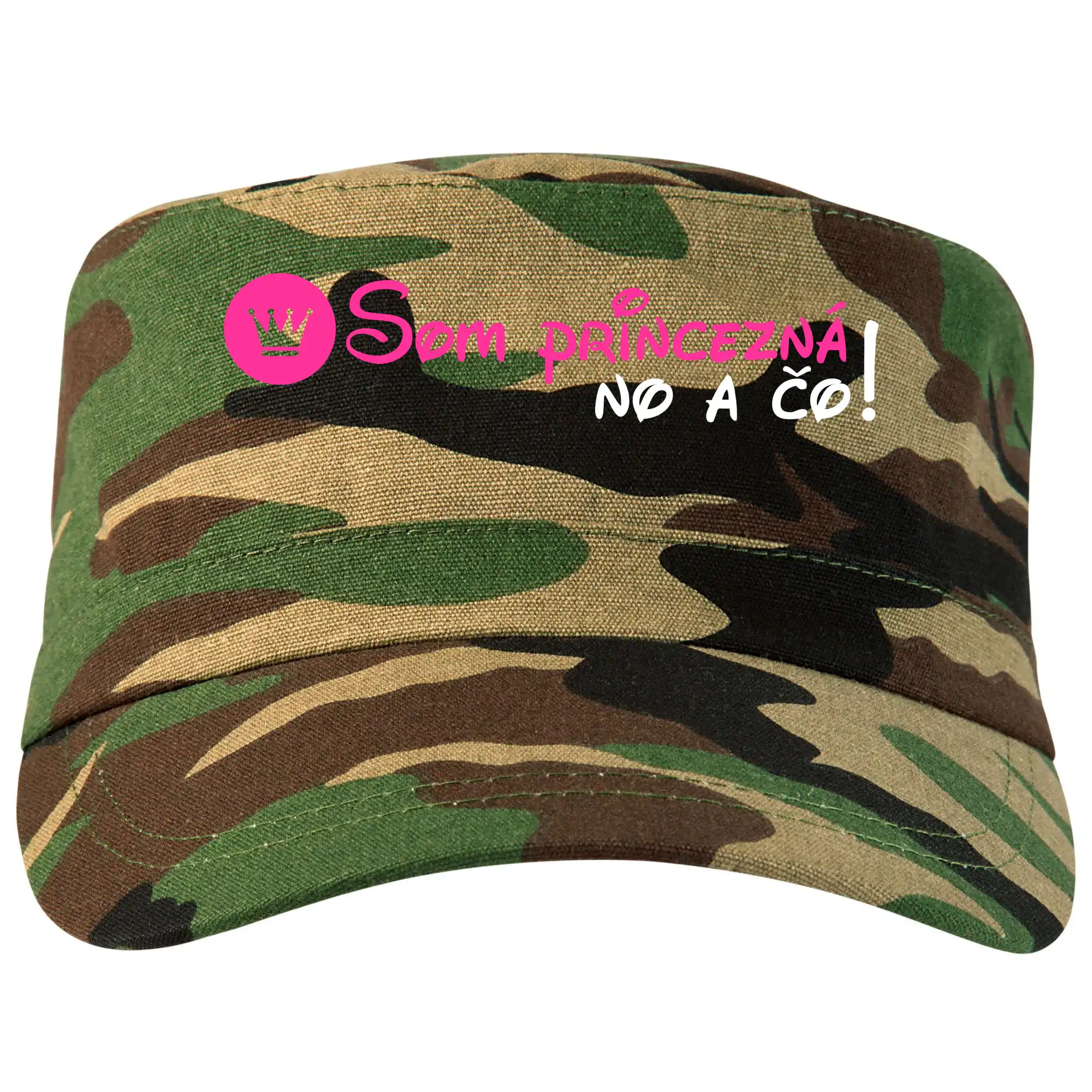 Tričká na párty - Som princezná No a čo! - Šiltovka CAMO