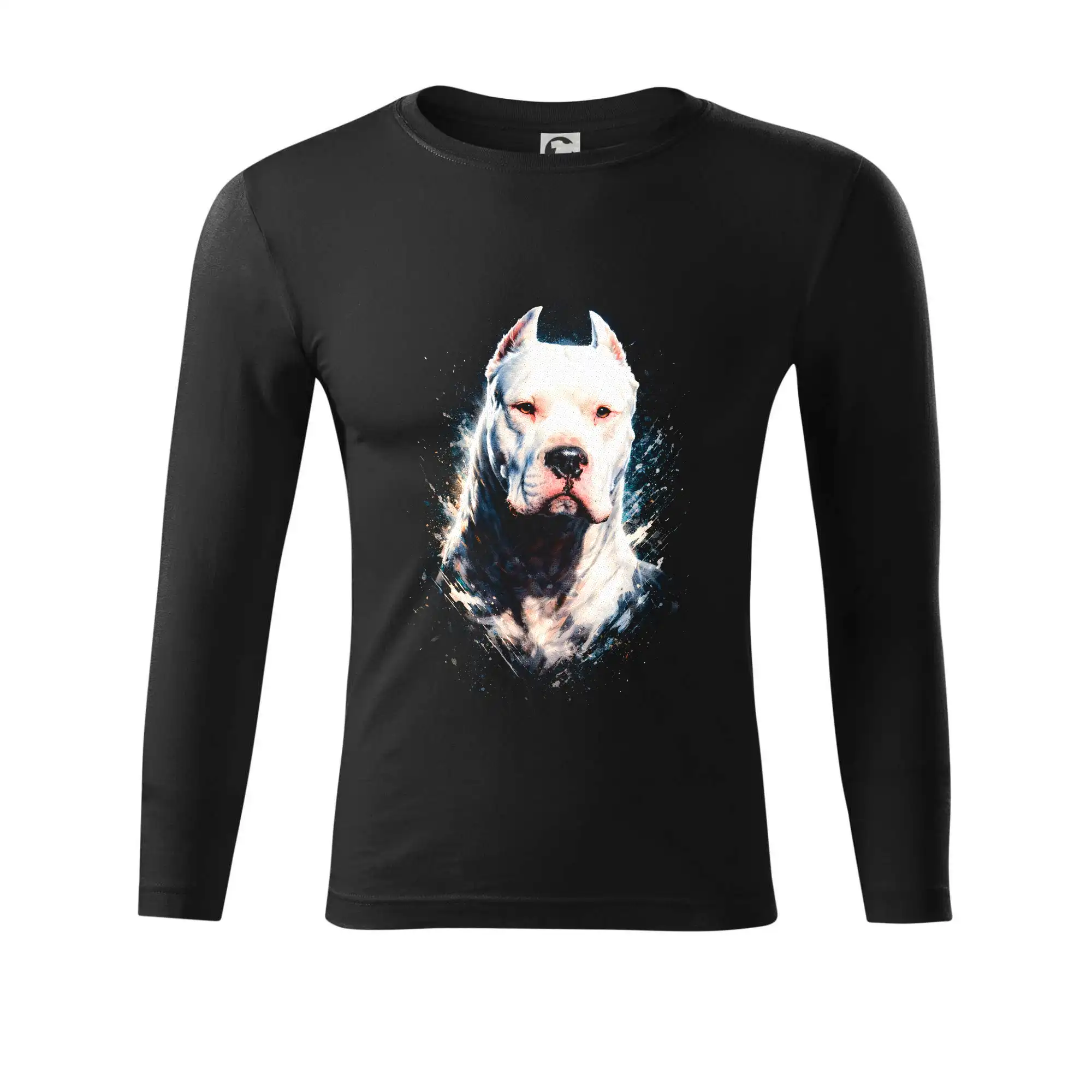Ostatné psie plemená - Obrázok poltón Dogo Argentino - Tričko Progress s dlhým rukávom