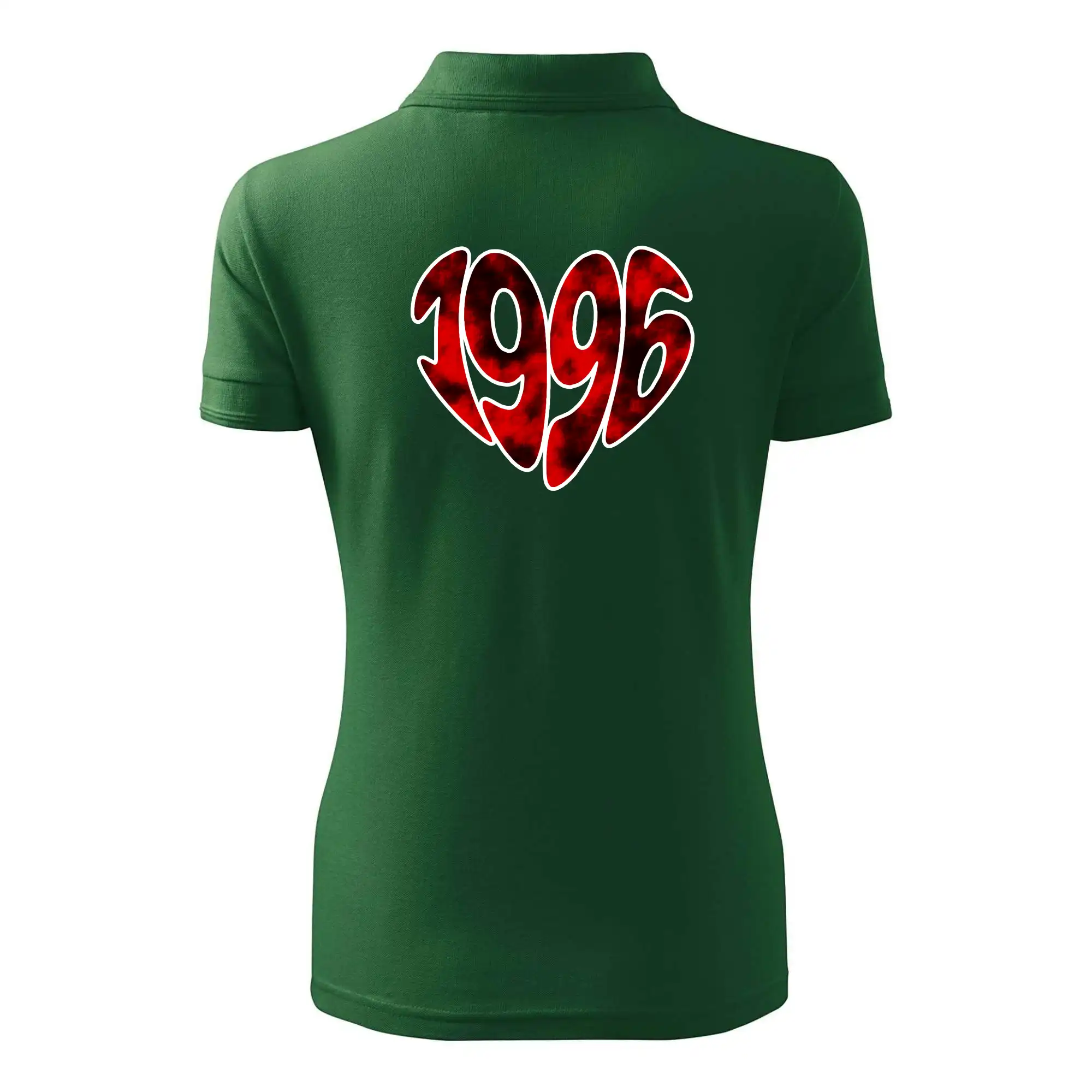 Trička s ročníkom 1996 - 1996 v srdci - Polokošeľa dámska Pique Polo