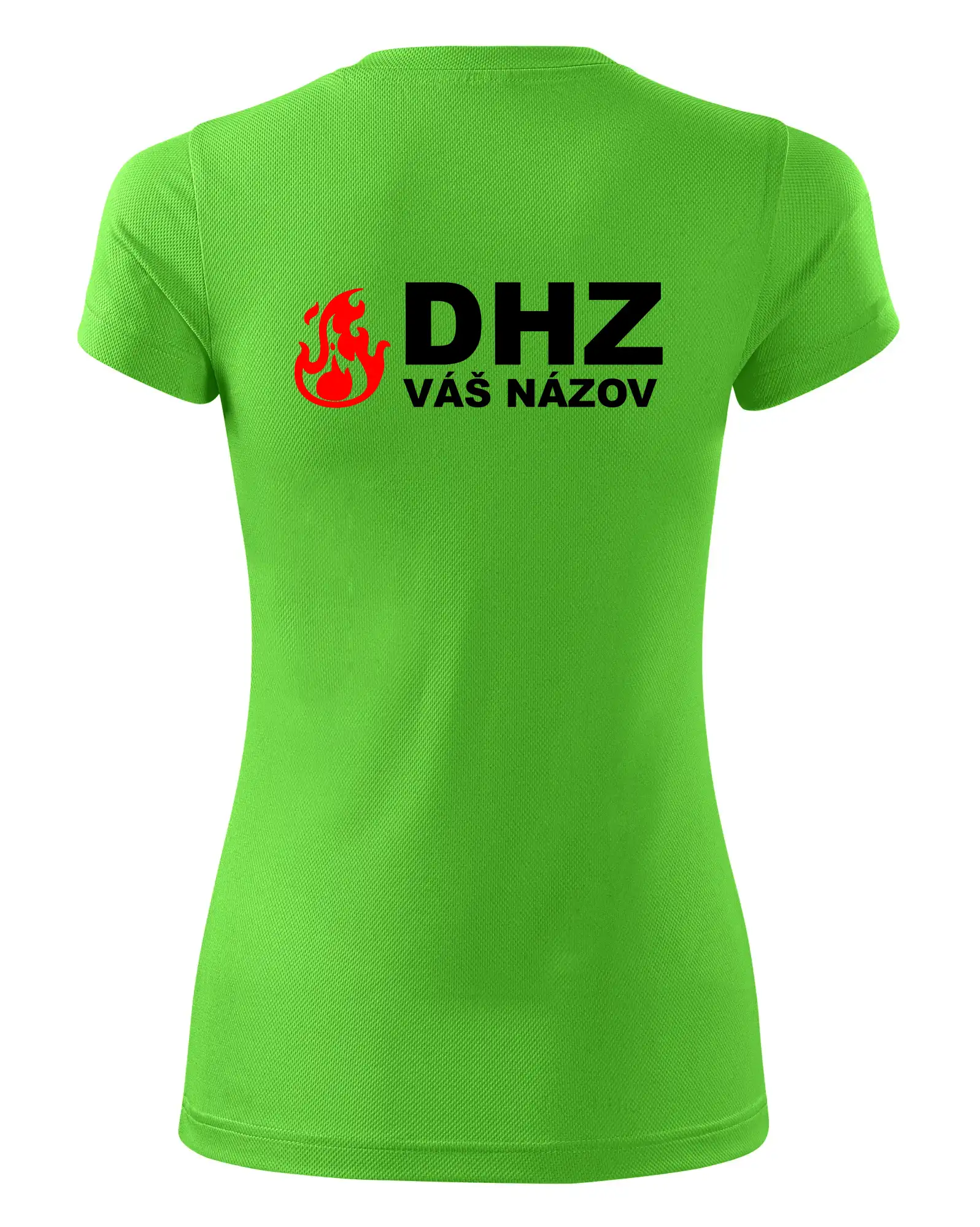 DHZ (oheň, firesport, názov sboru - vlastný nápis)