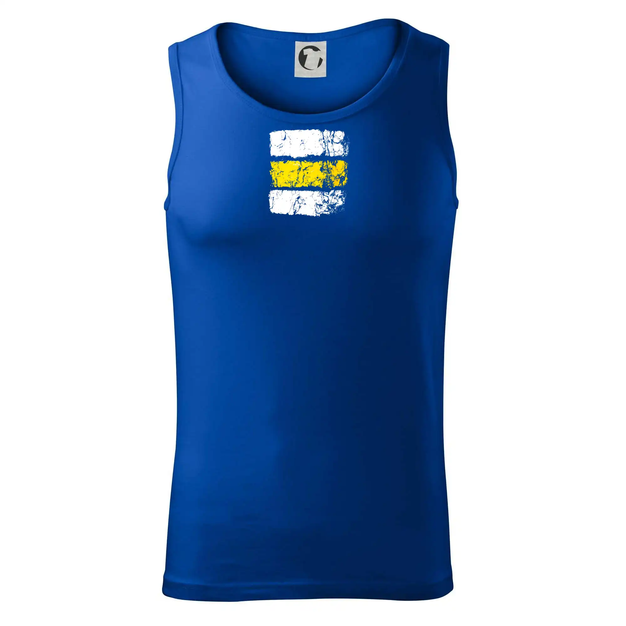 Trička pre cestovateľov - Turistická značka - žltá - Tielko pánske Core