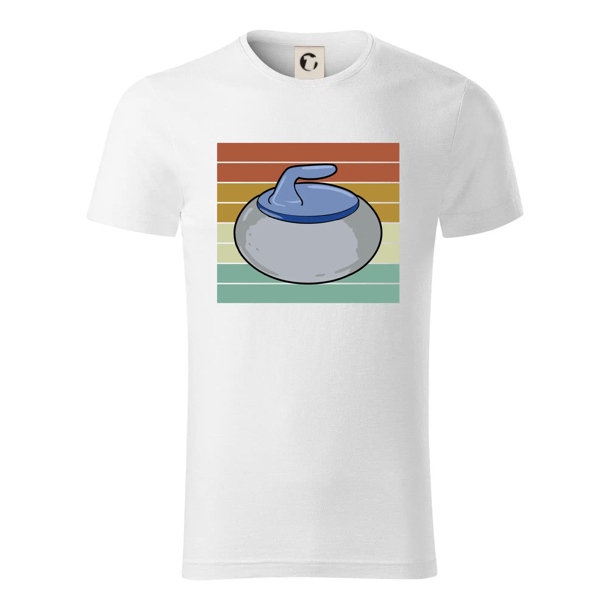 Ostatné športy - Curling vintage - Tričko z organickej bavlny