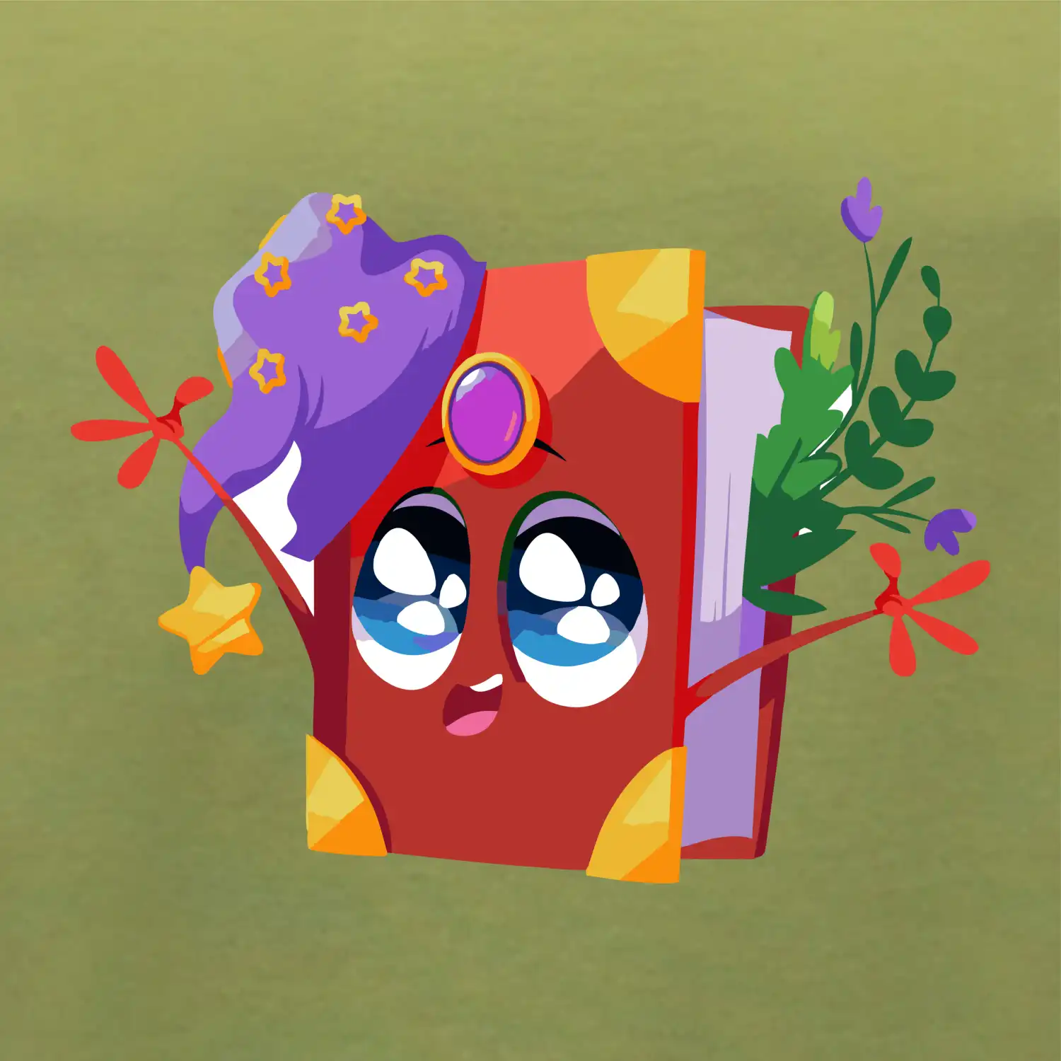 Kreslená kniha kúzelná