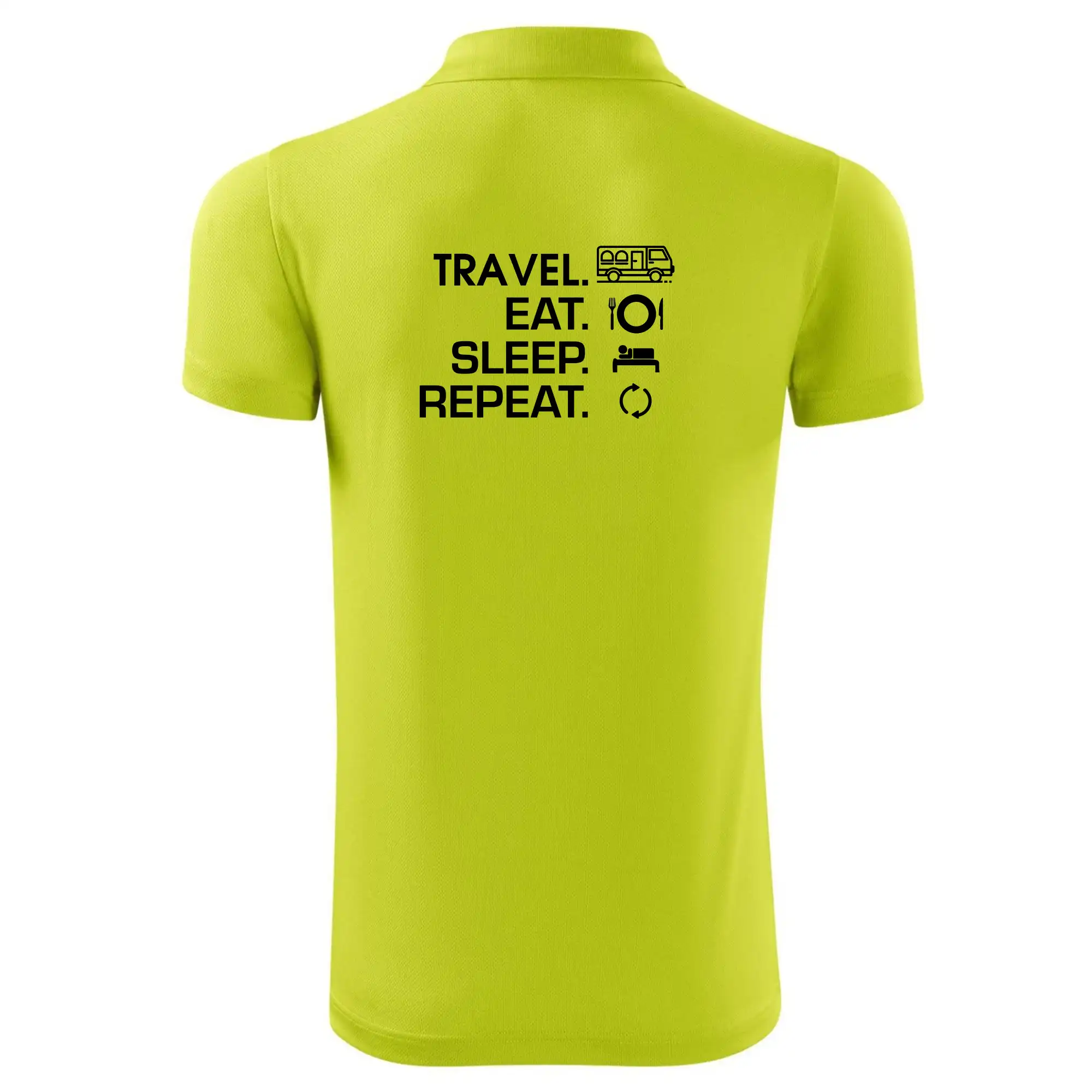Eat sleep travel - Van