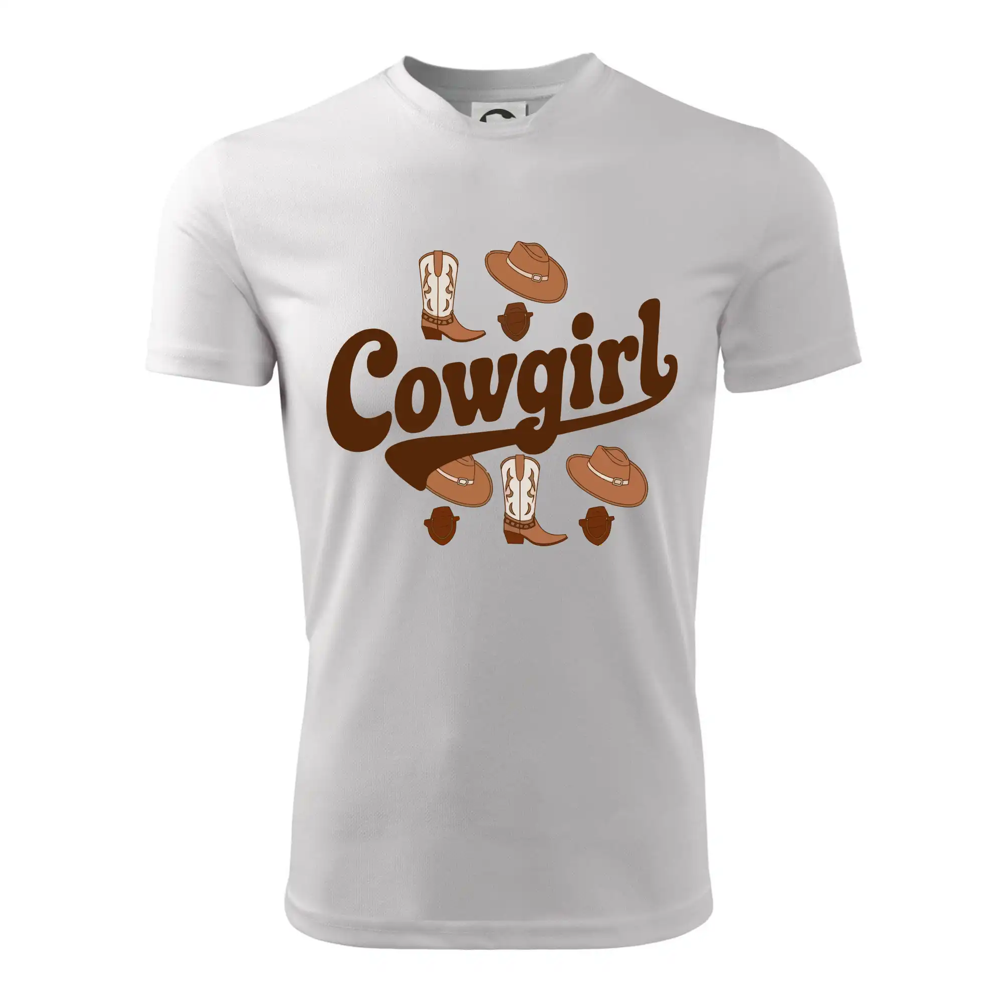 Cowgirl nápis a oblečení