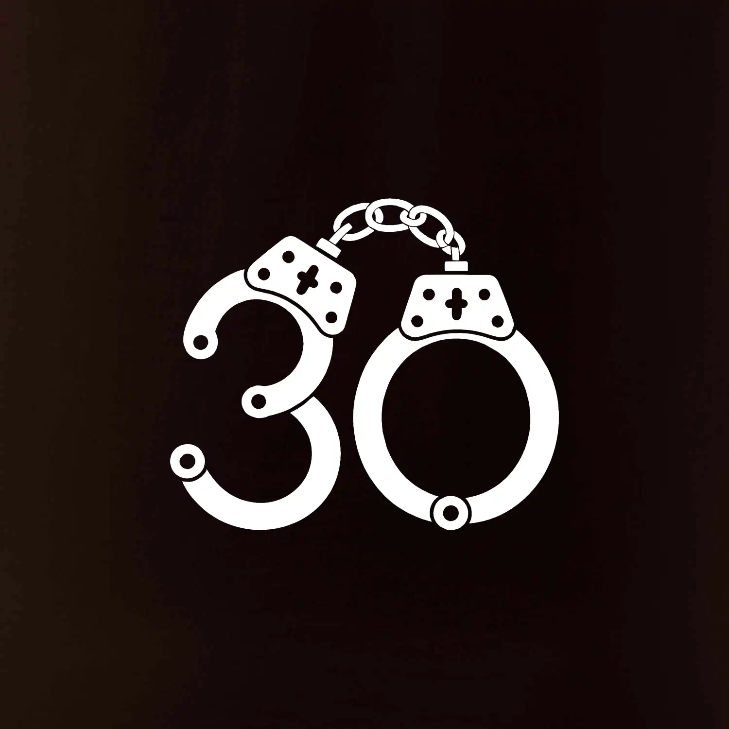 Narozeninové tričko pro policajta - pouta 30