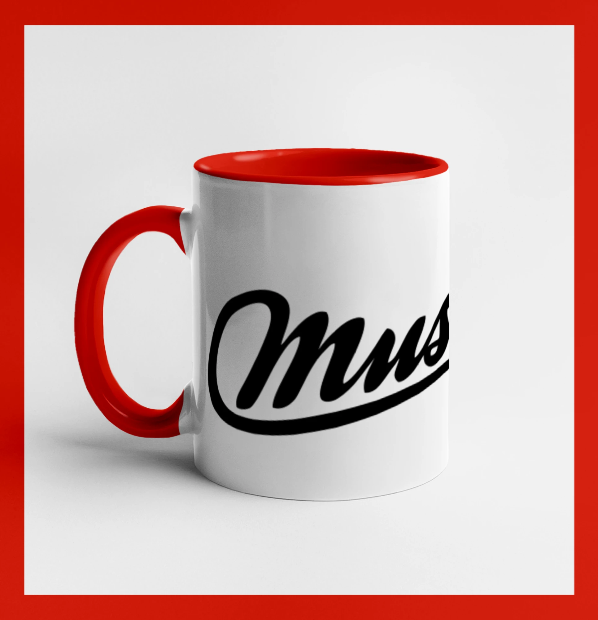 Mustache - nápis