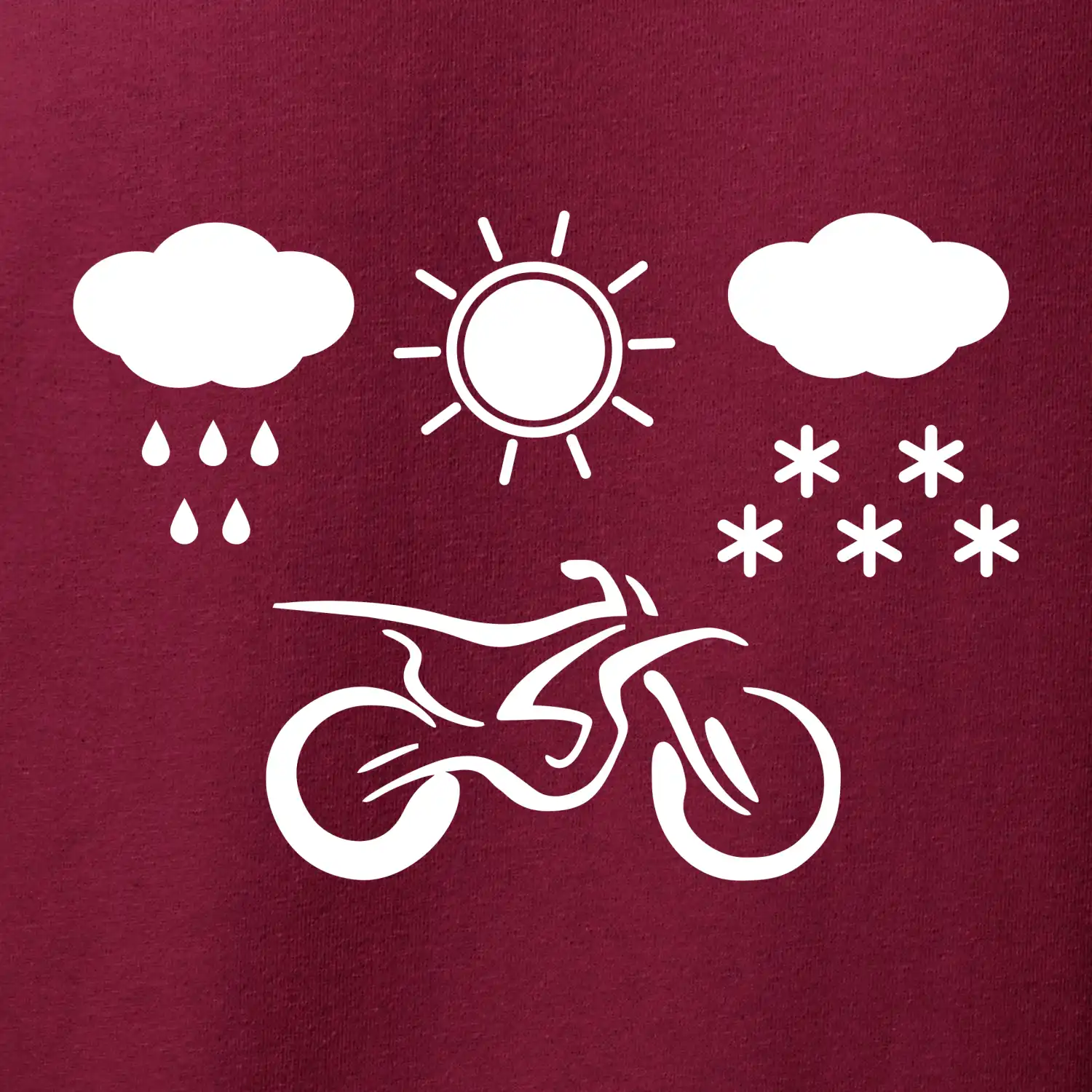 Motorkář za každého počasí - enduro