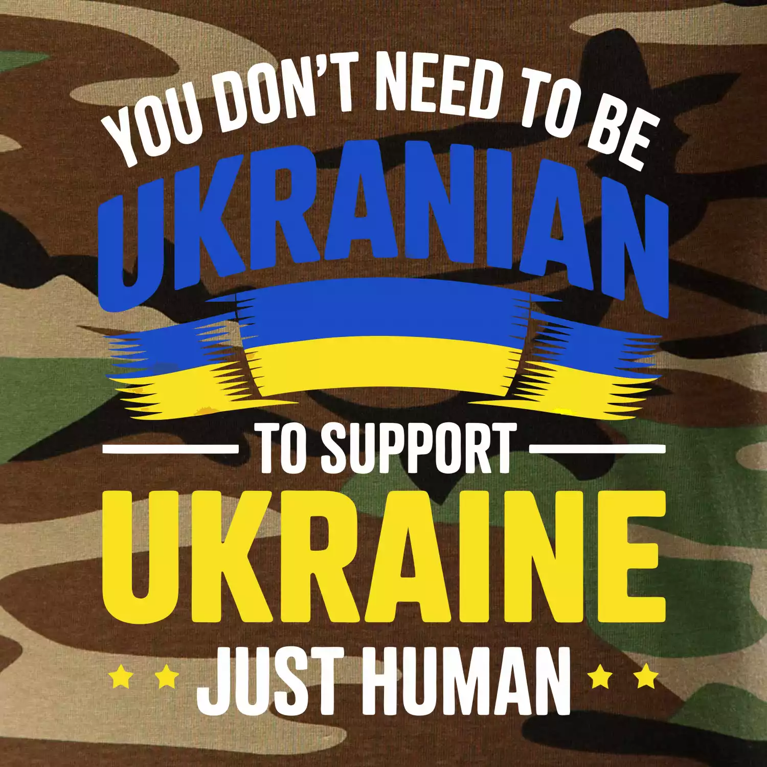 You don't need to be Ukrainian to support Ukraine just human