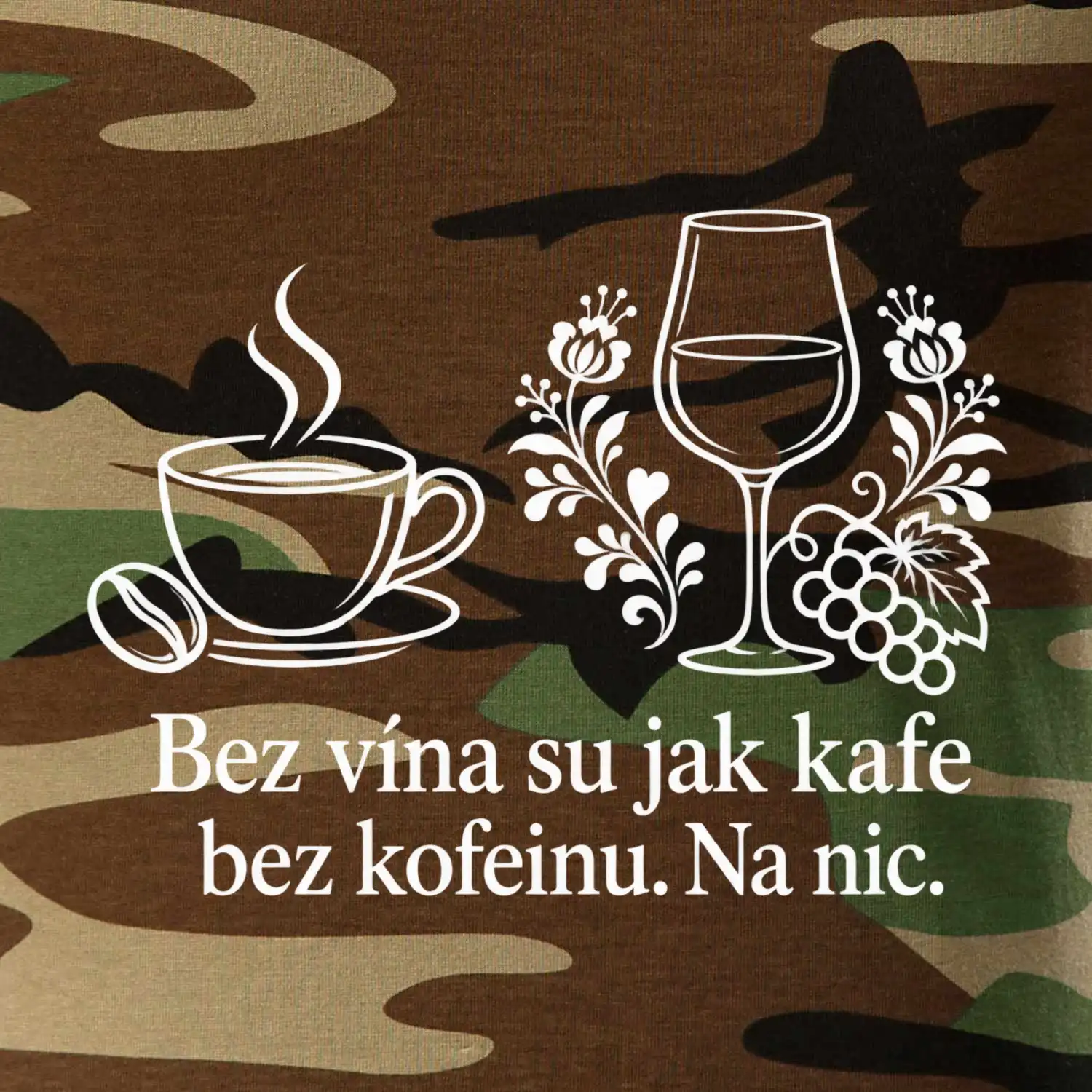 Bez vína su jak kafe bez kofeinu. Na nic