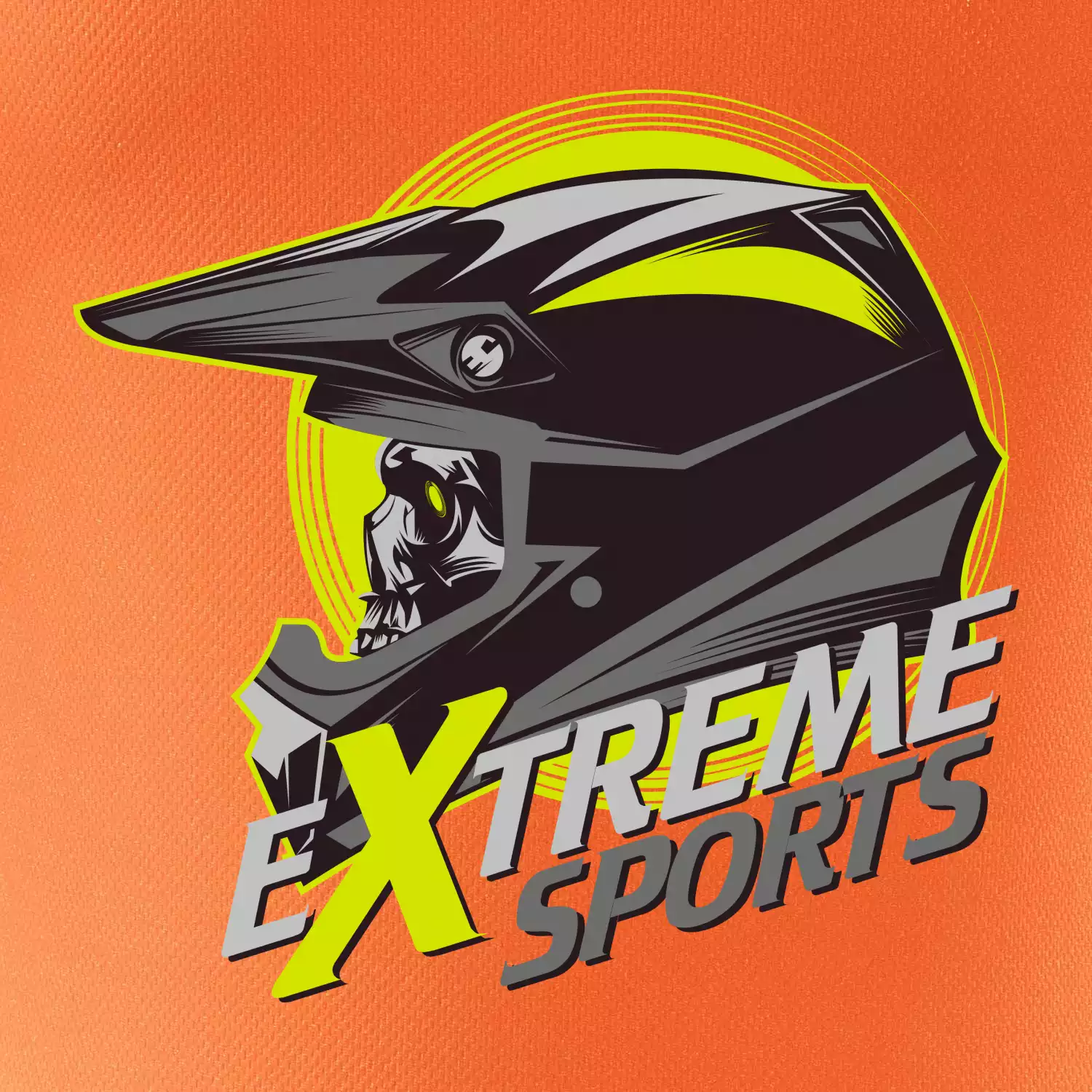 Motocross extreme sports helma