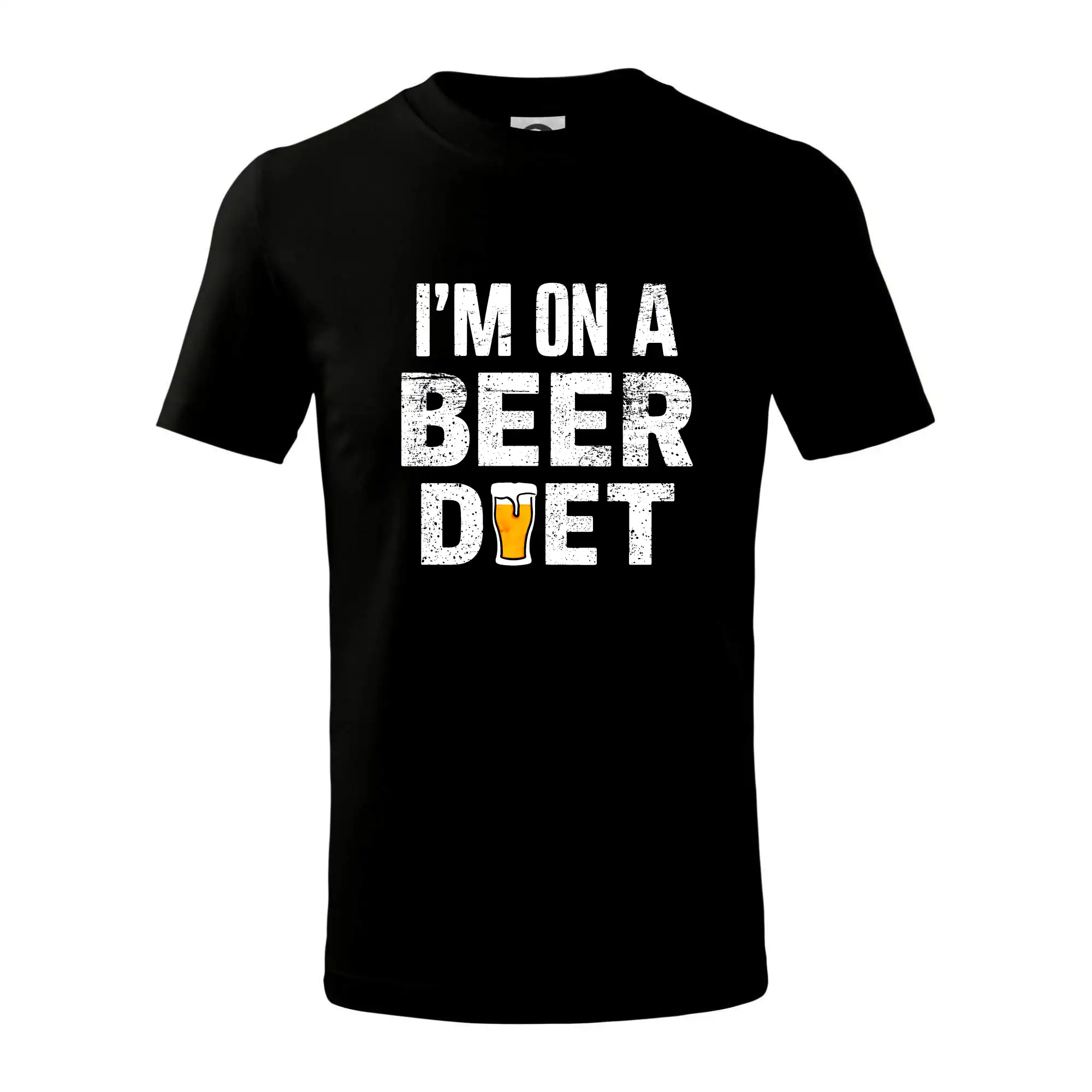 Vtipná tričká pre pivárov - Iam on a beer diet - Tričko detské bavlnené