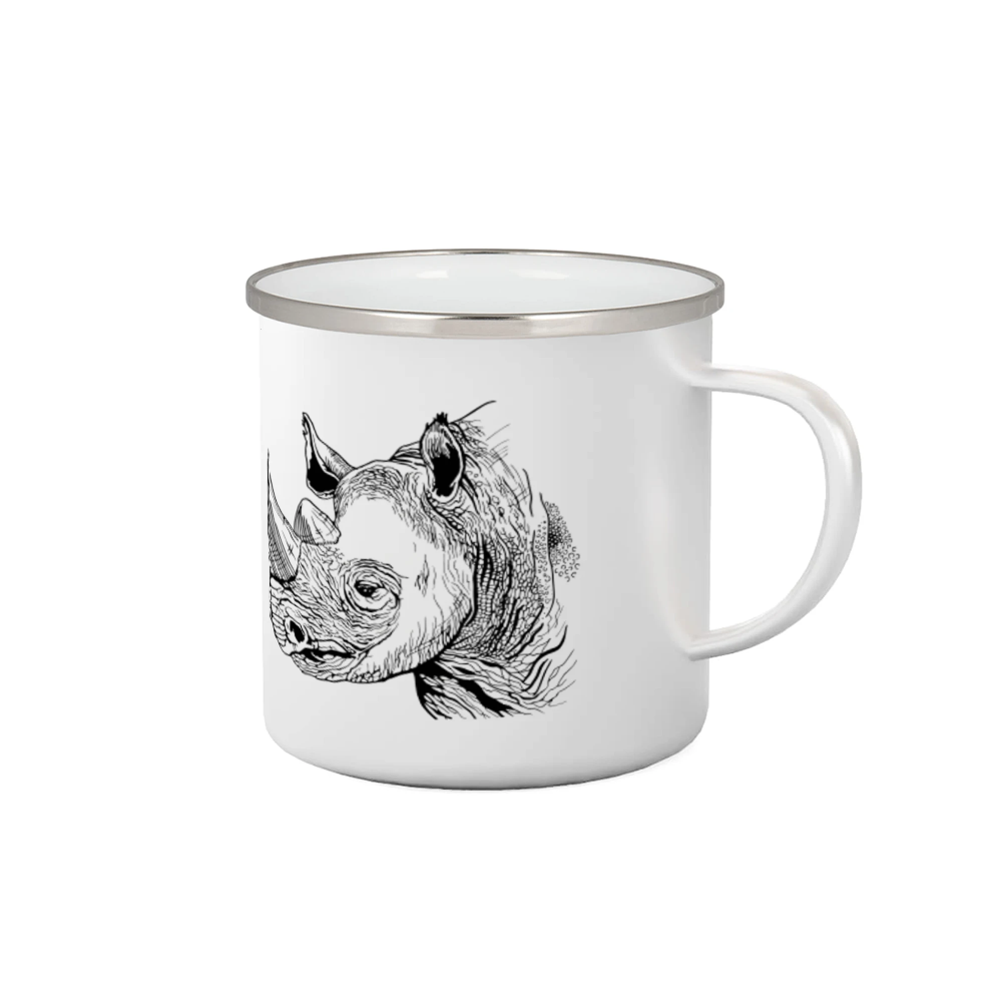 Tričká so zvieratami - Nosorožec čiernobiely (Pecka design) - Plecháčik
