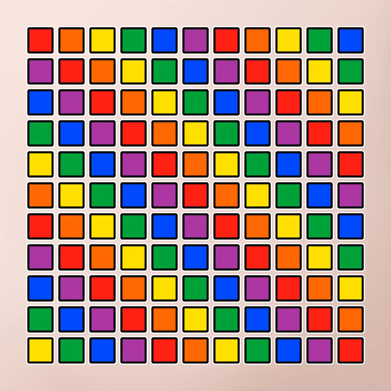 LGBT dúhový štvorec