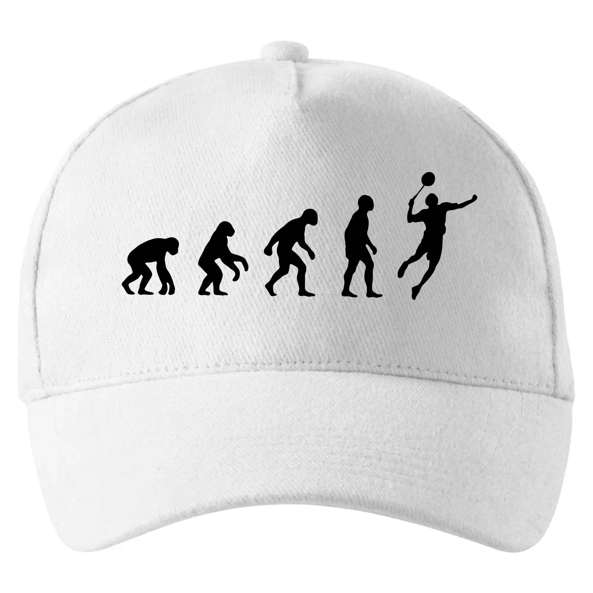 Tričká na bedminton - Evolúcia Bedminton - Šiltovka so zahnutým šiltom a mosaznou sponou