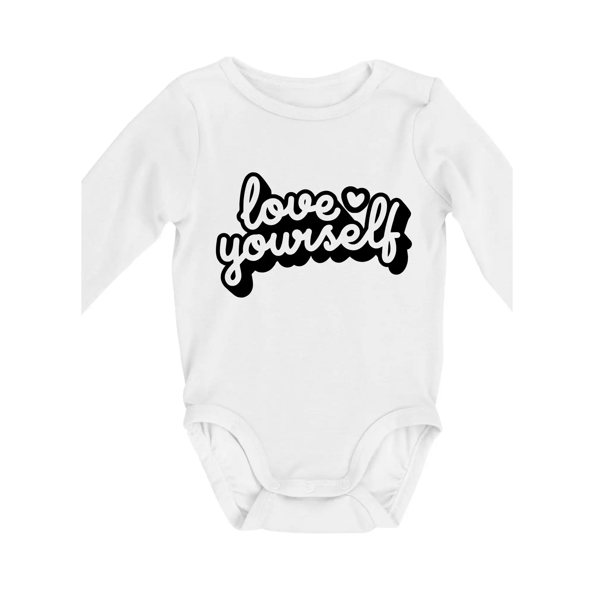 Tričká pre zamilovaných - Love Yourself - Body dojčenské s dlhým rukávom