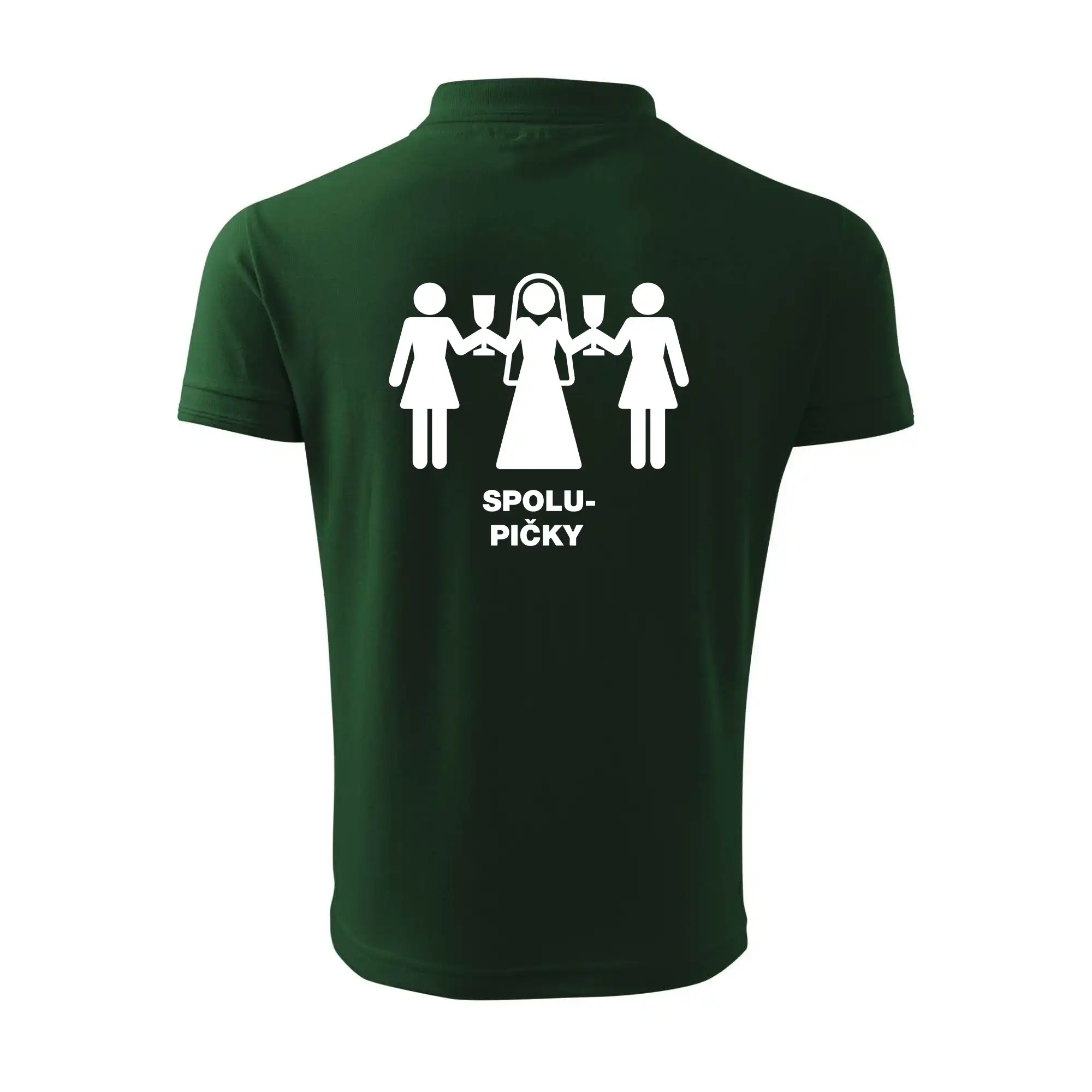 Svadobné tričká - Spolu pičky (Hana-creative) - Polokošeľa pánska Pique Polo 203