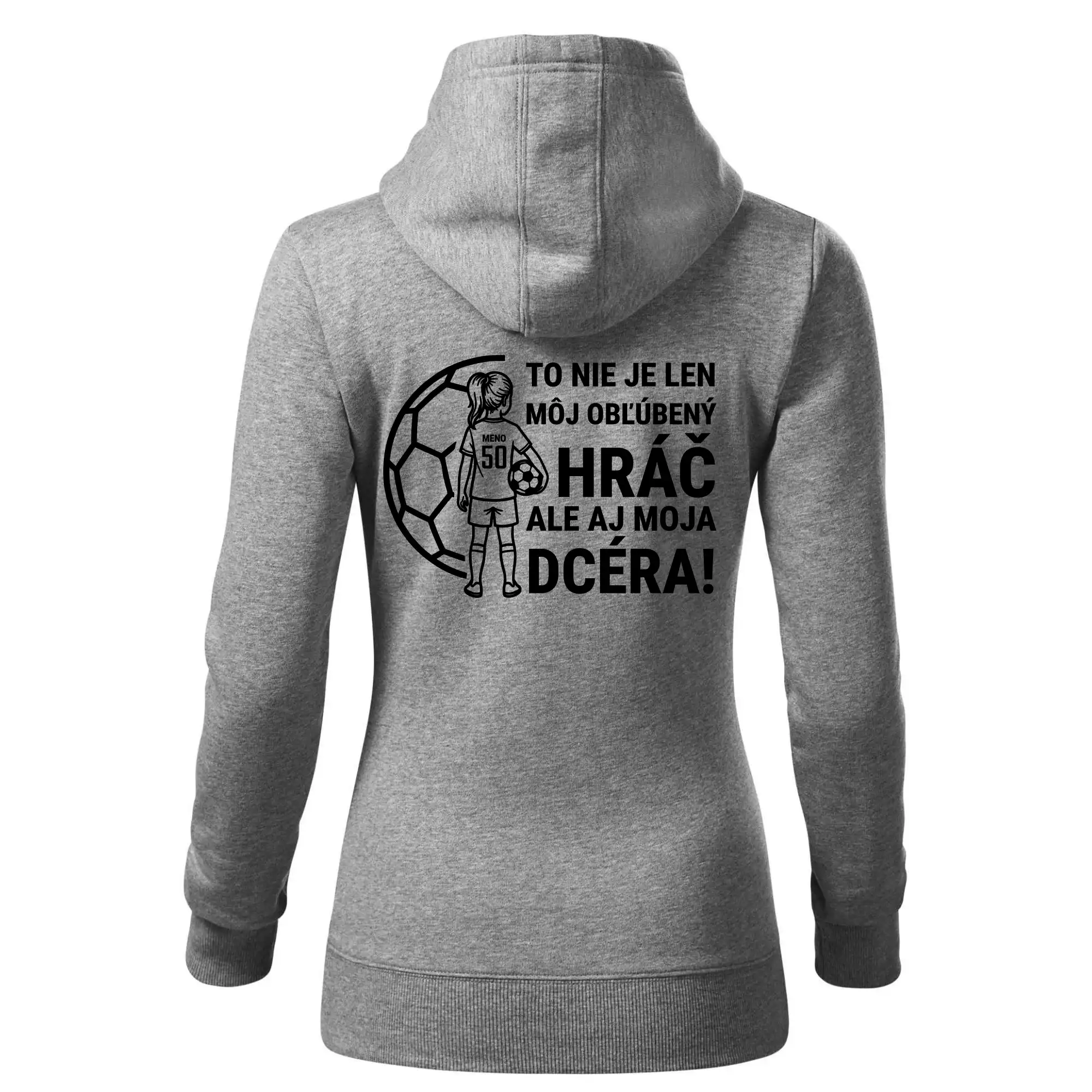 Futbalová mama - jedna dcéra (vaše meno a číslo)