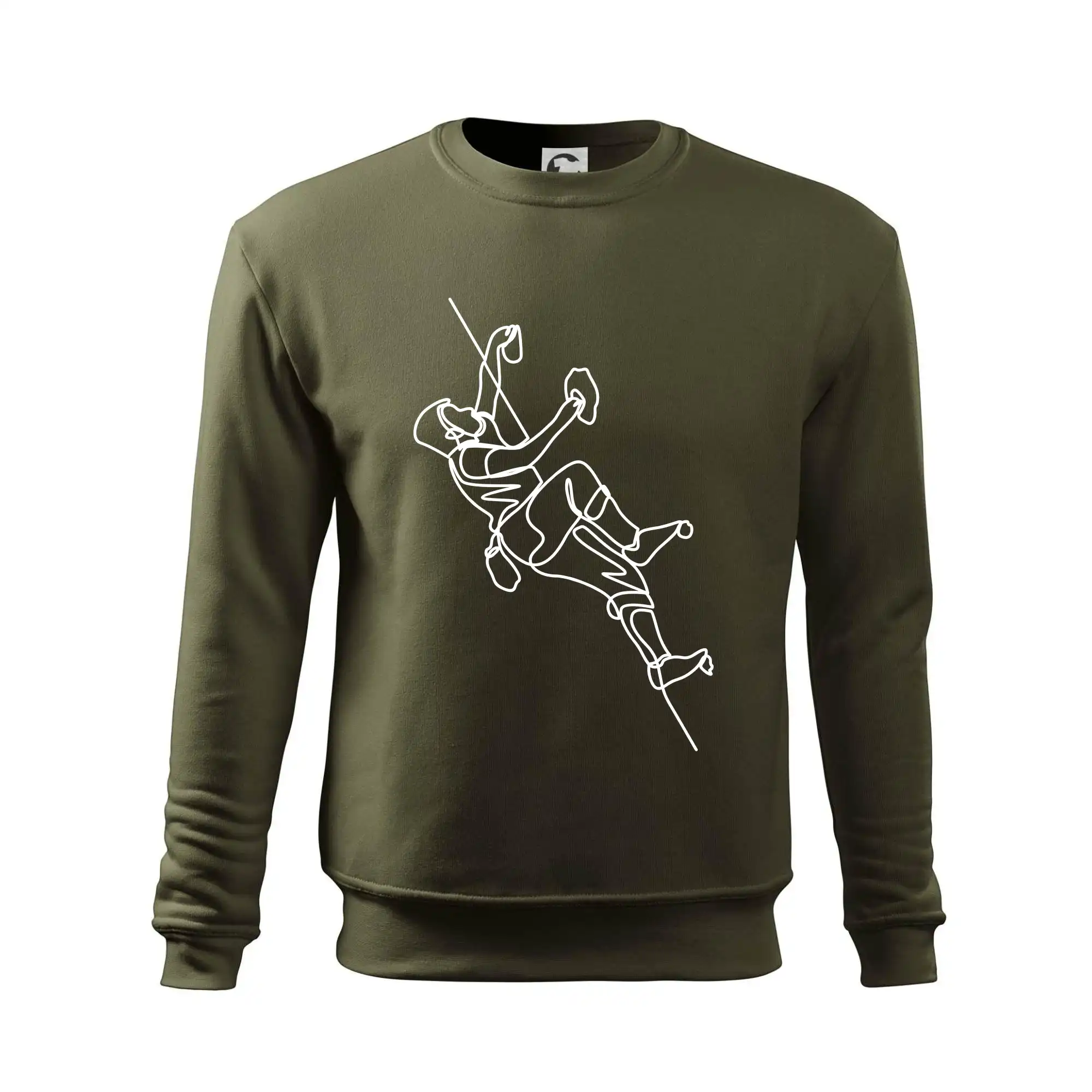 Lezecká stěna jedním tahem