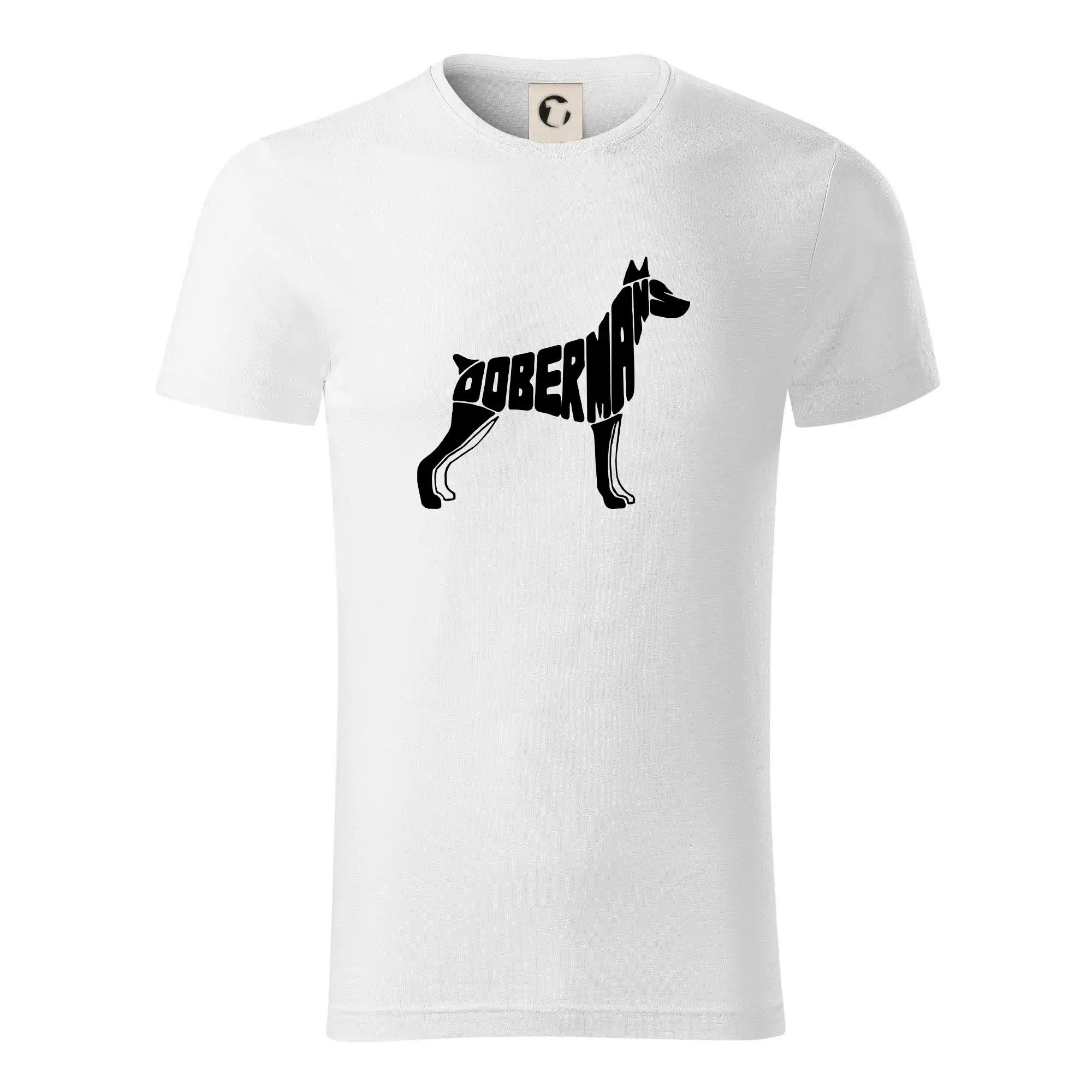 Dobrmans - nápis v tělě