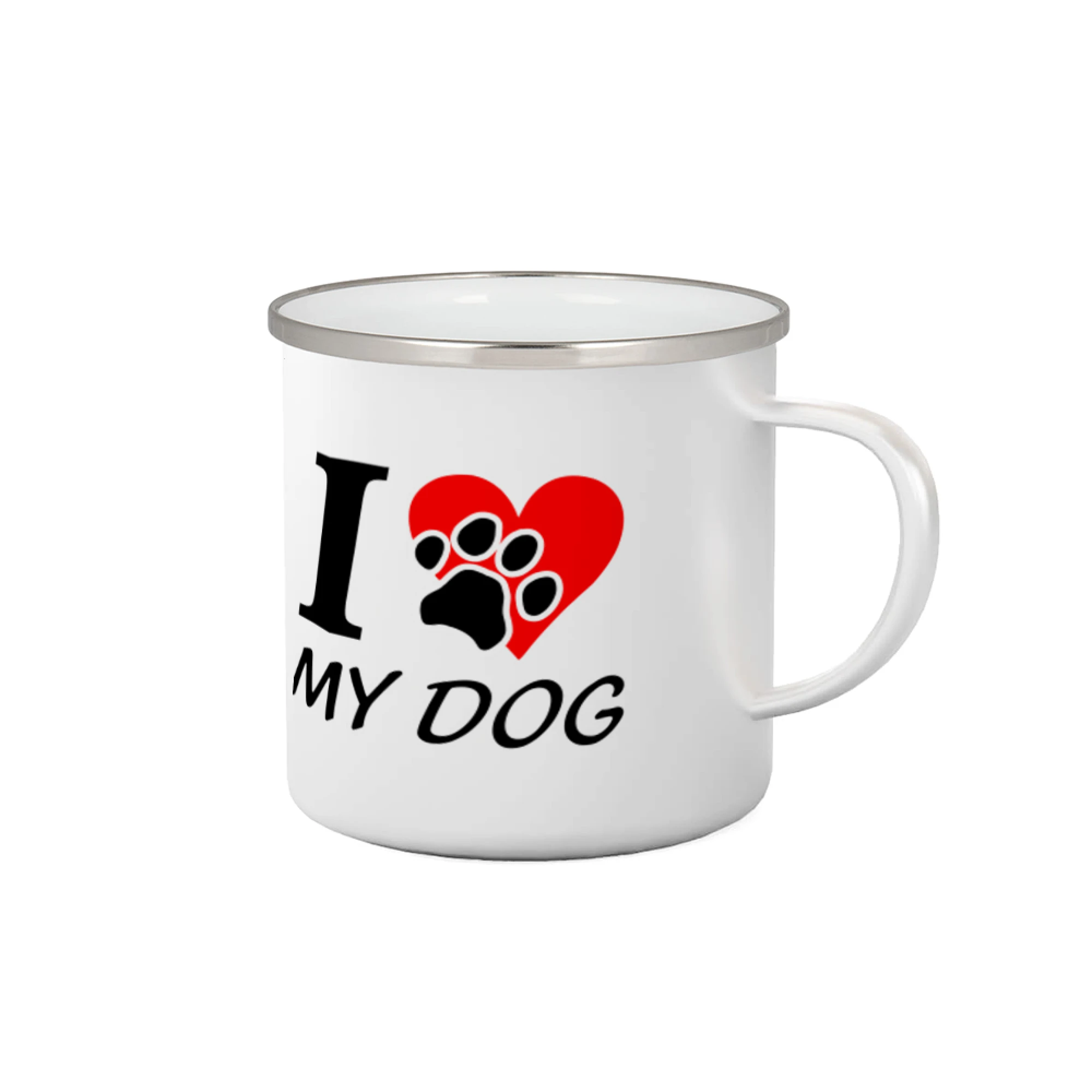 Ostatné psie plemená - I love my dog - nápis - Plecháčik
