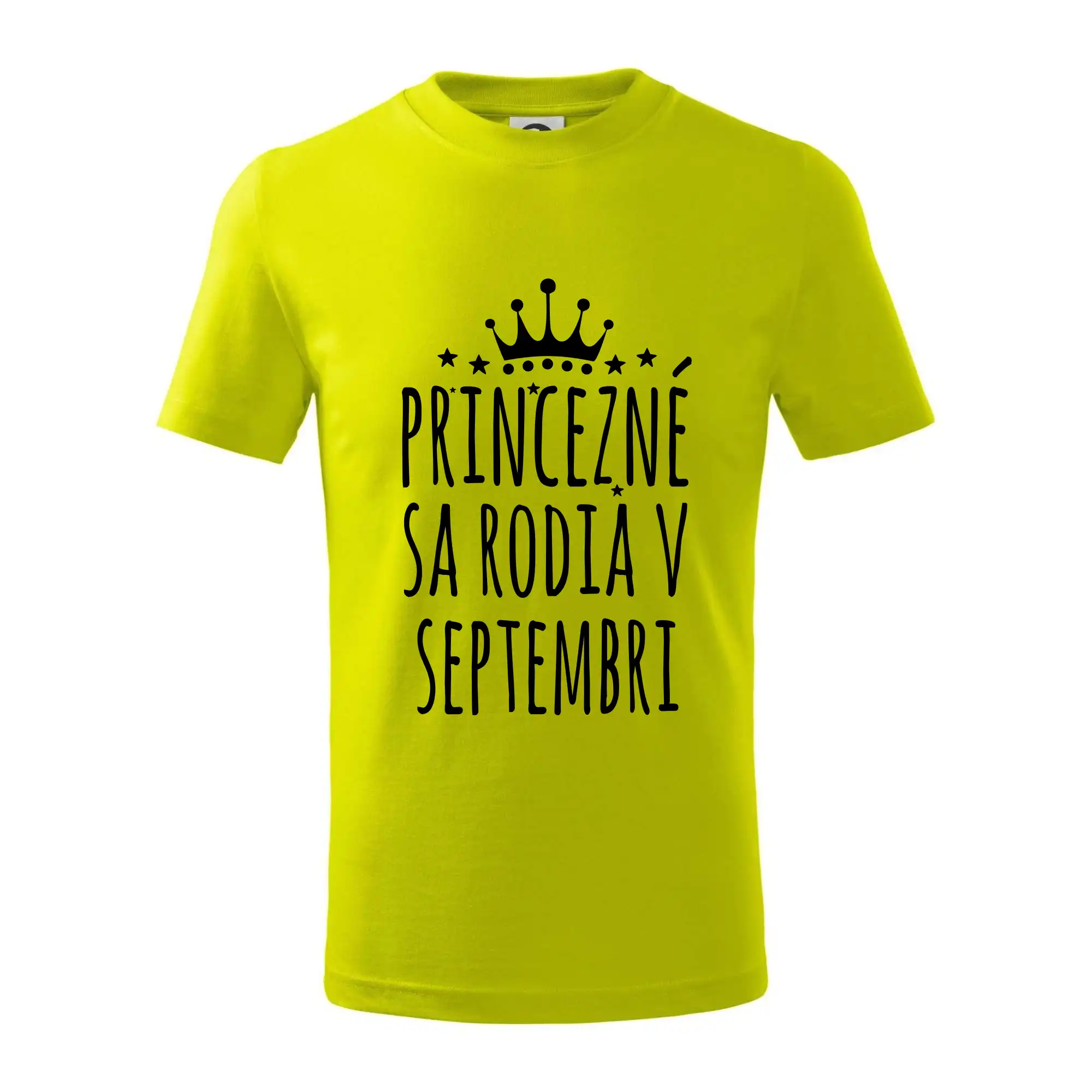 Tričká pre narodených v októbri - Princezné sa rodia v októbri - Tričko detské bavlnené