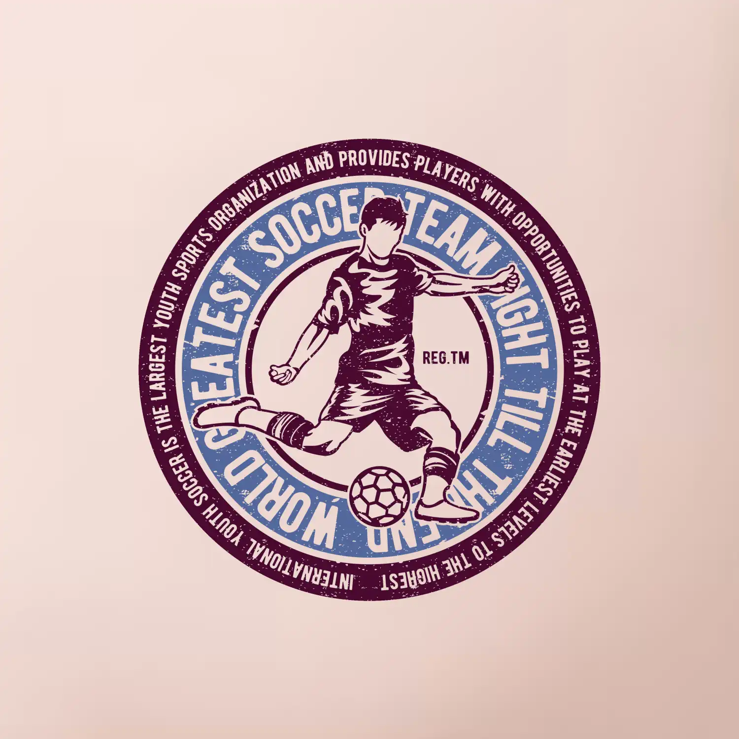 Soccer kulatý motiv