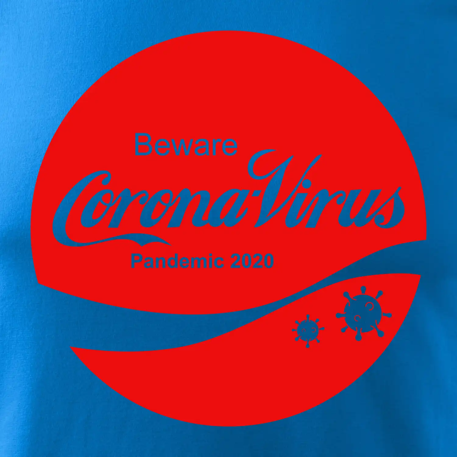 Corona virus pandemic logo