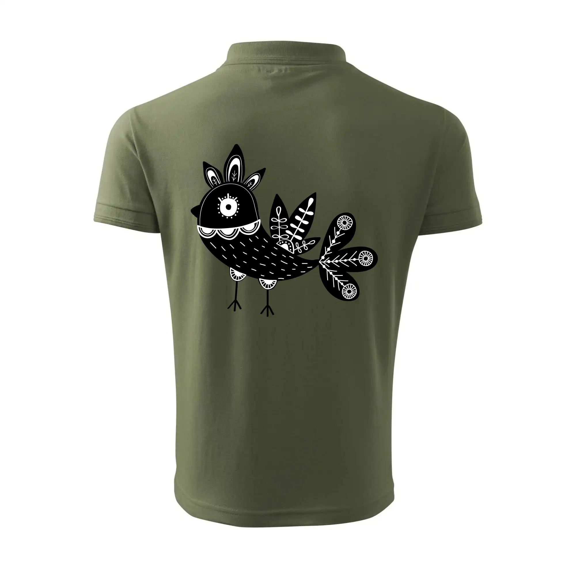 Ptáček černobílý folklór