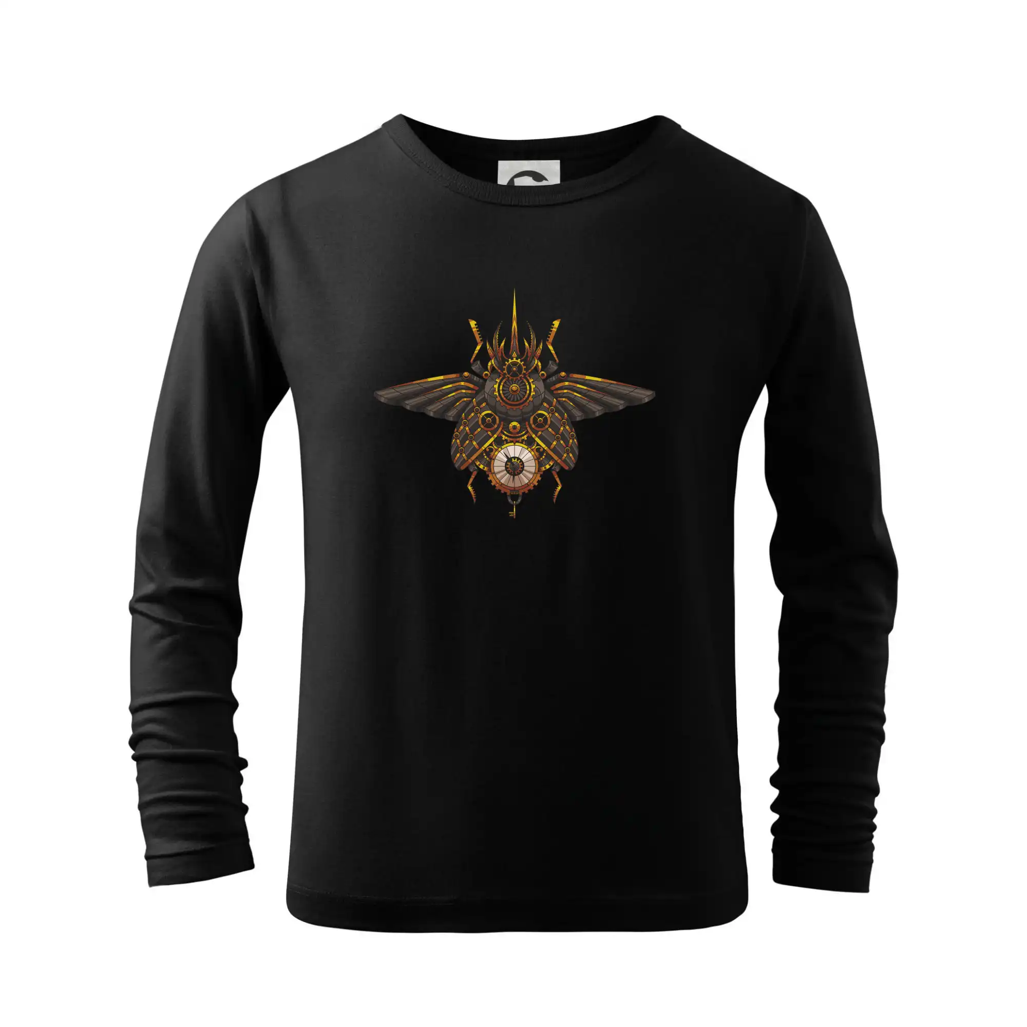 Tričká s potlačou steampunk - Steampunk chrobák farebný - Tričko detské Long Sleeve
