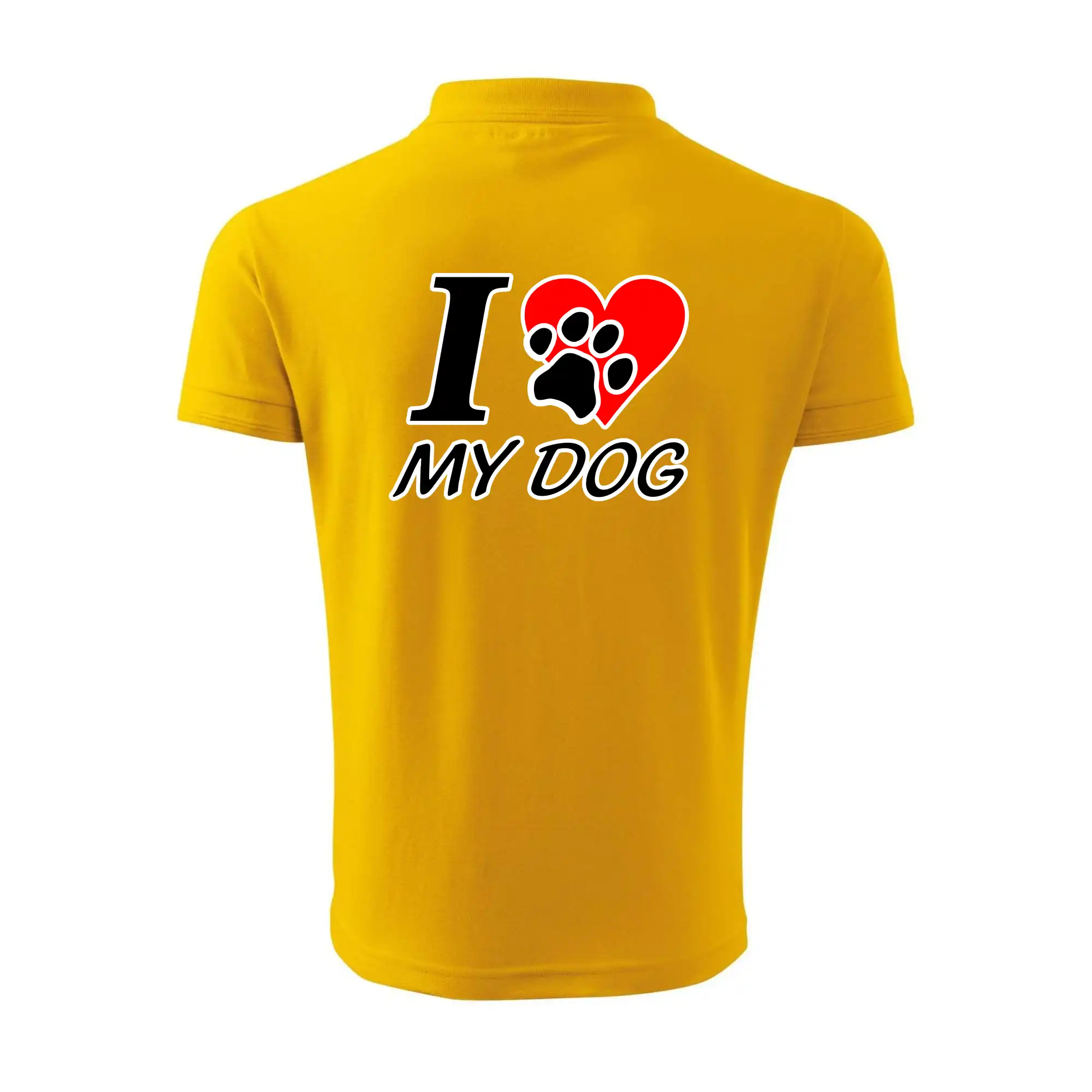 I love my dog - nápis