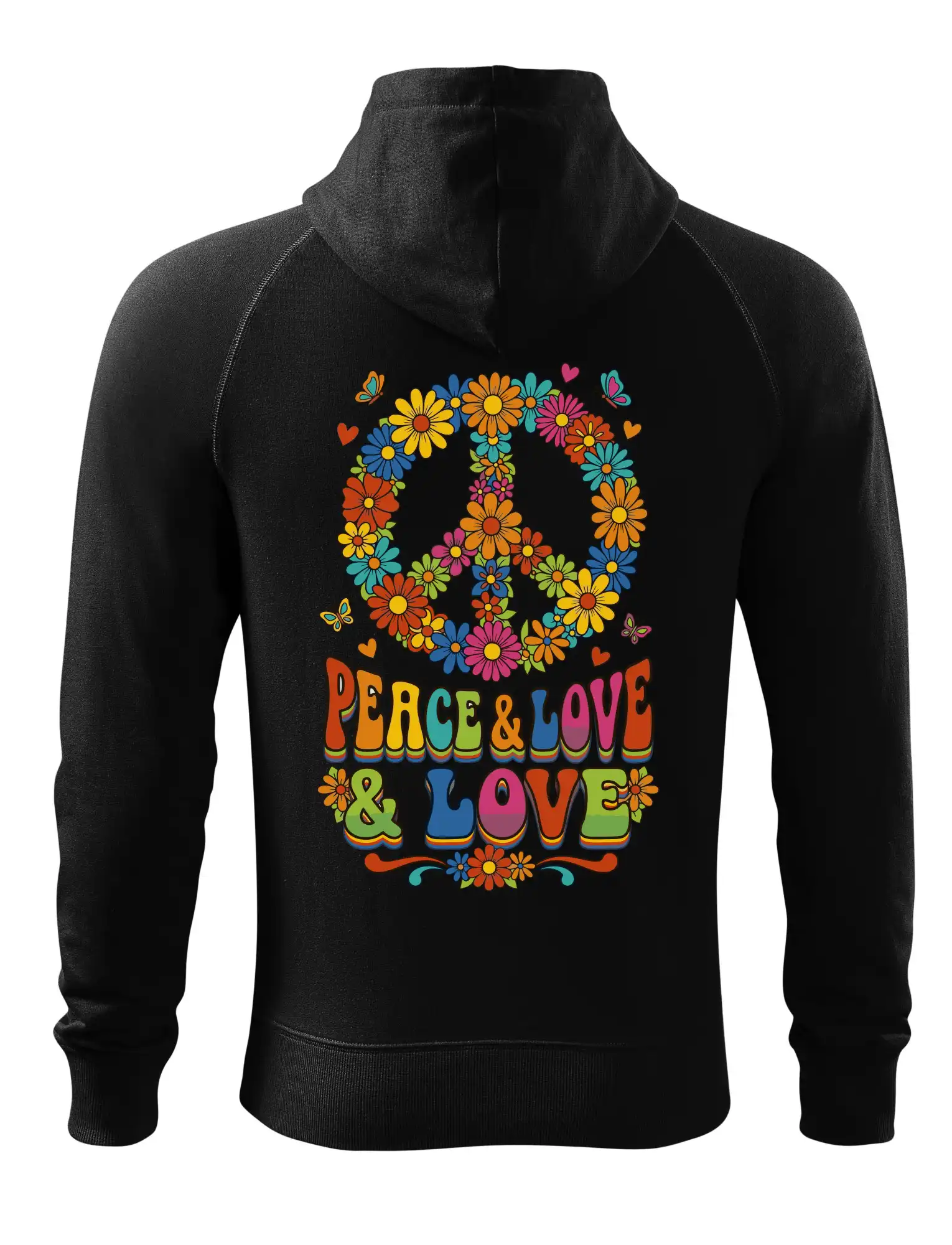Peace and love - na výšku s květy