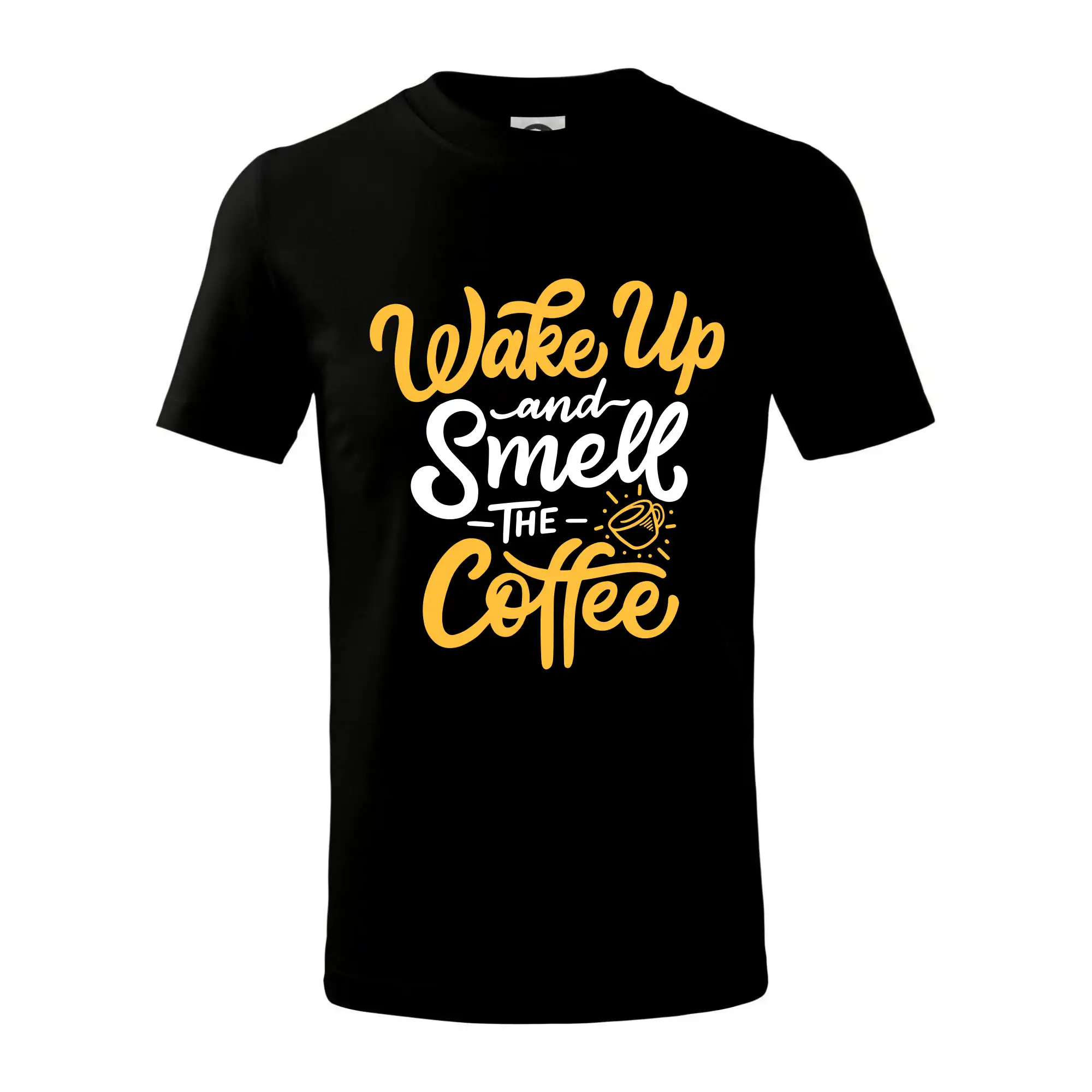 Motívy pre baristu a milovníkov kávy - Wake Up and Smell The Coffee - Tričko detské bavlnené