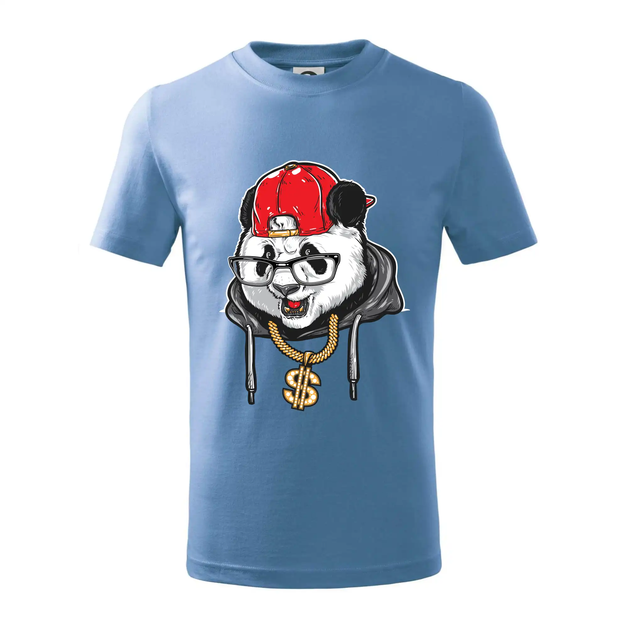 Hudobné tričká - Hip hop panda - Tričko detské bavlnené