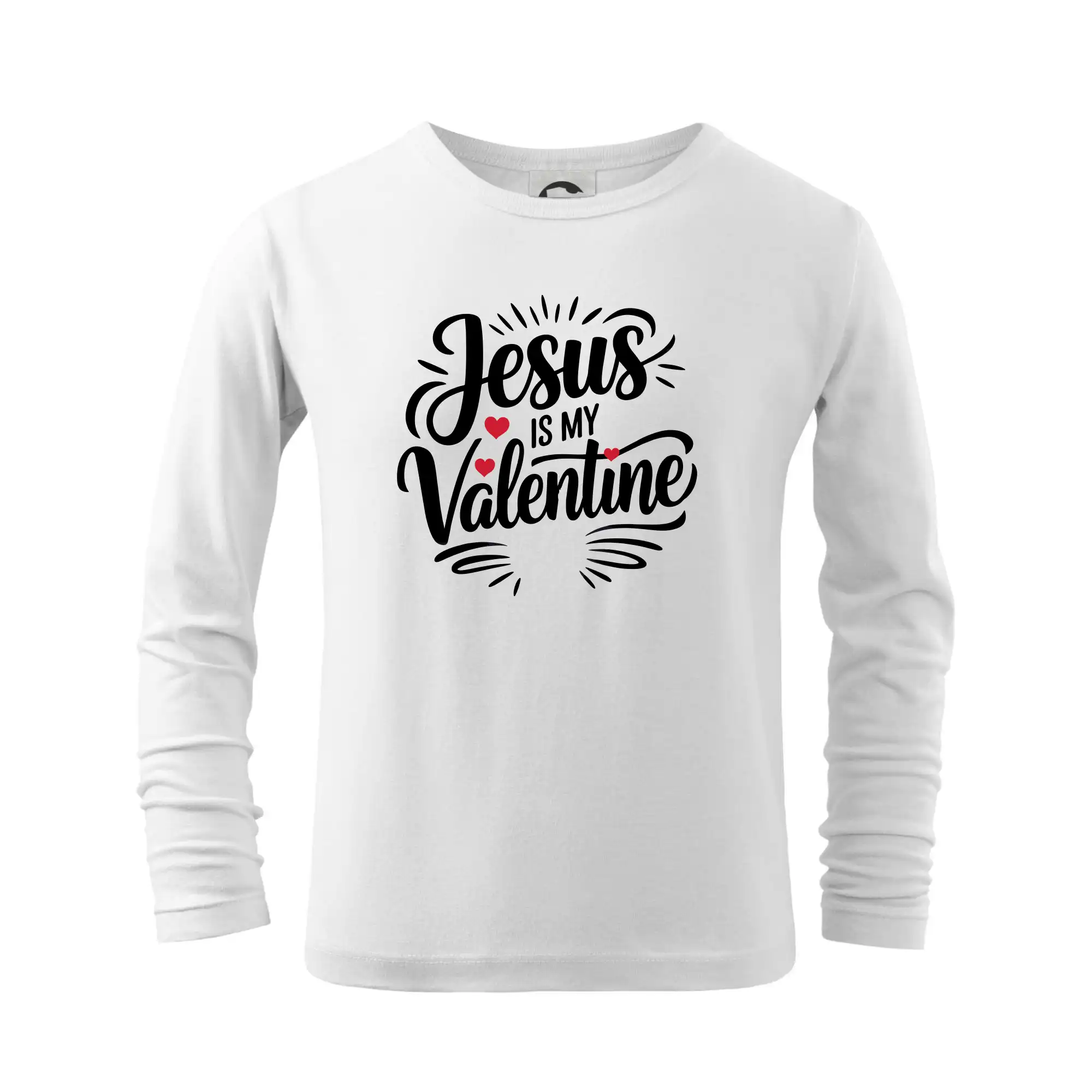 Jesus is my valentine - Tričko detské Long Sleeve