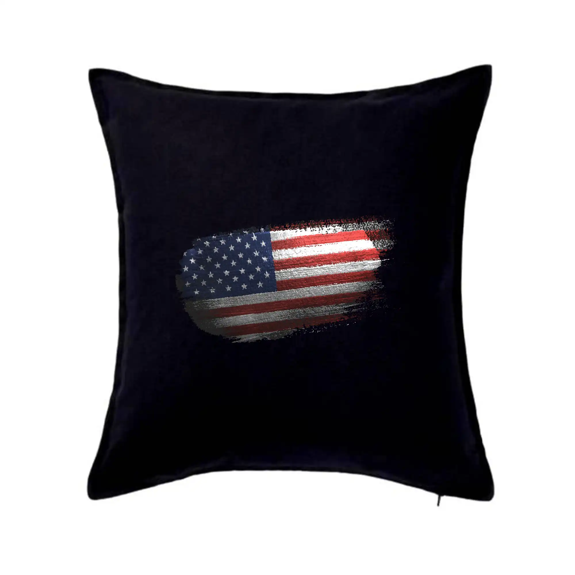 Tričká USA - Americká vlajka ohryzaná - Vankúš 50x50